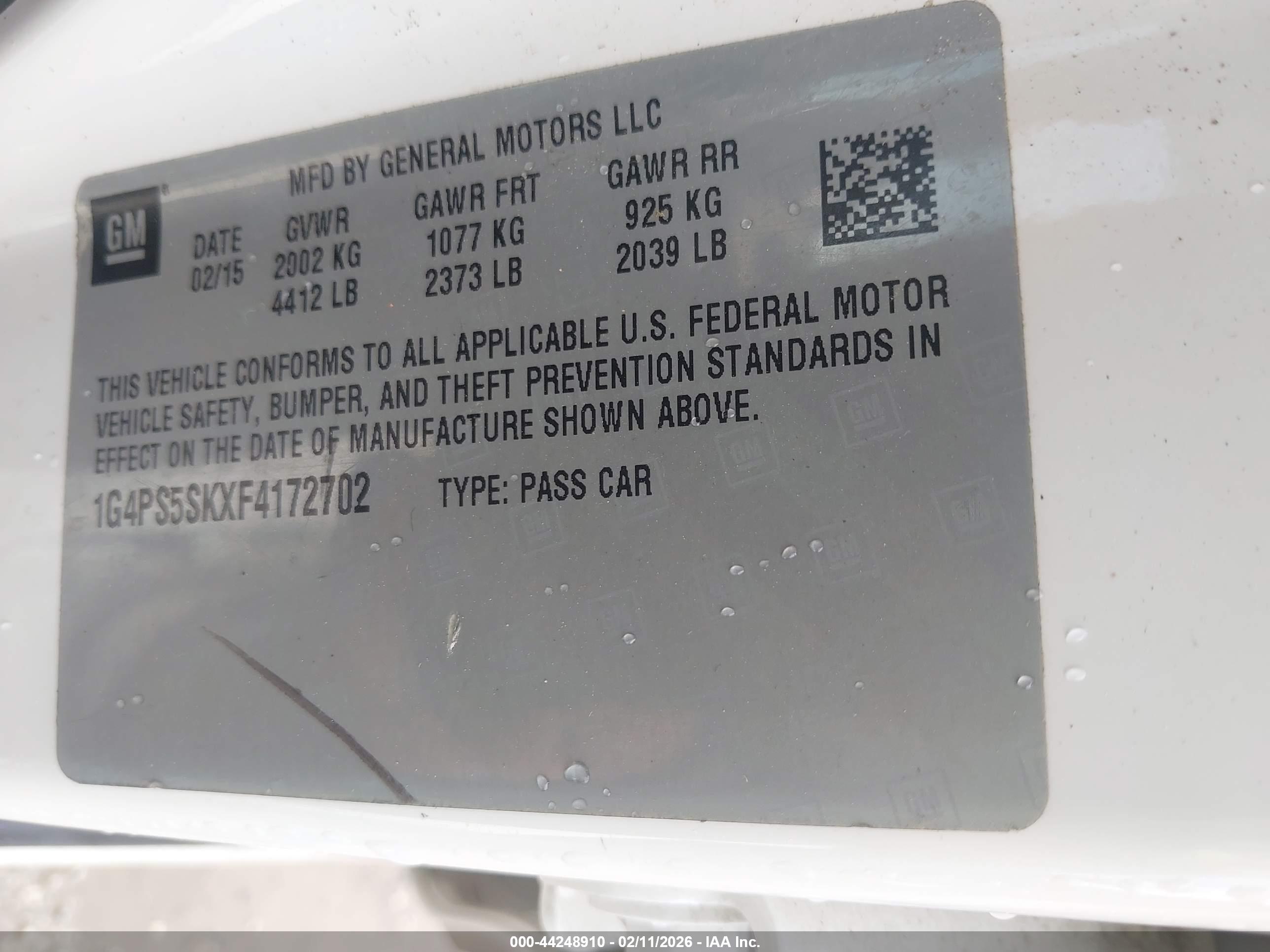 BUICK VERANO image 9