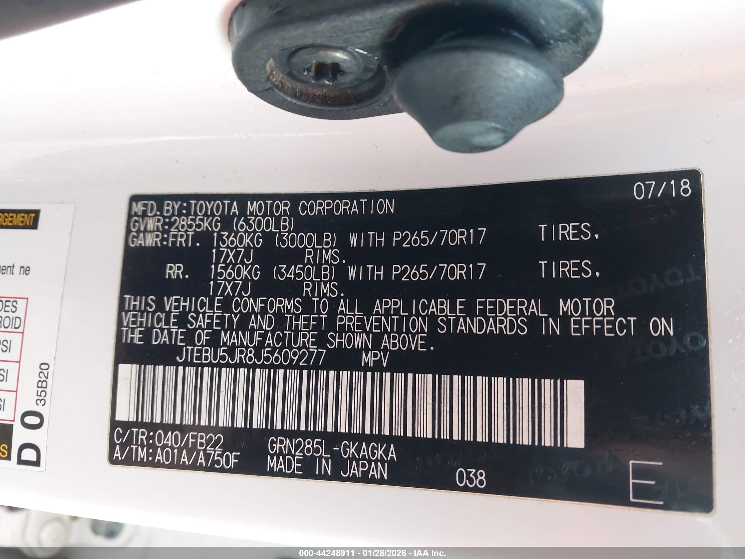 TOYOTA 4RUNNER image 9