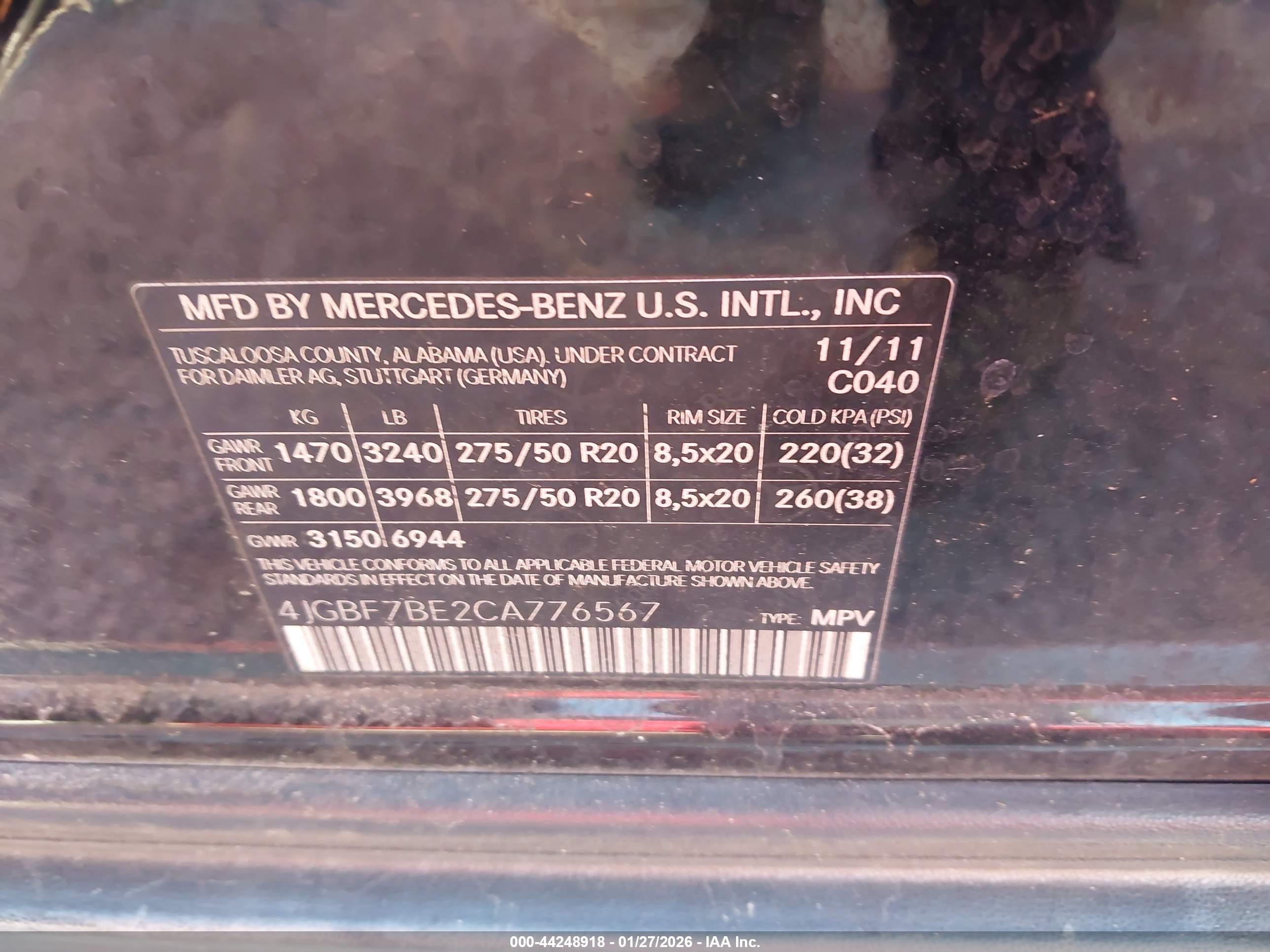 MERCEDES-BENZ GL image 9