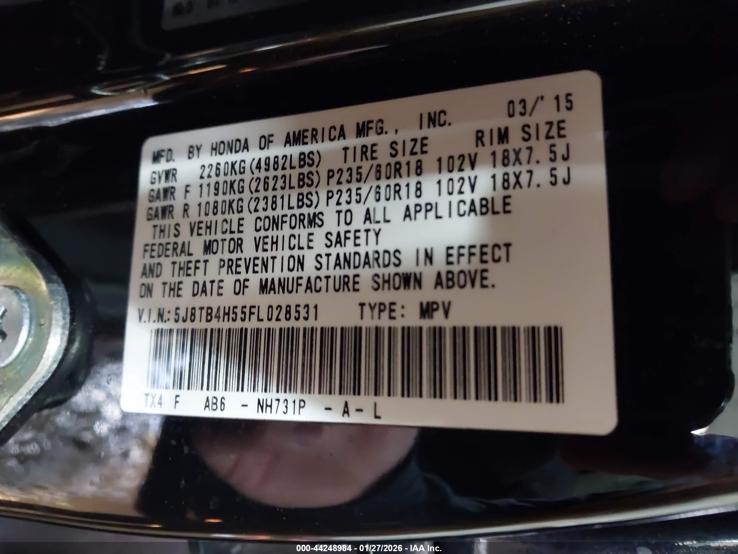 ACURA RDX image 9