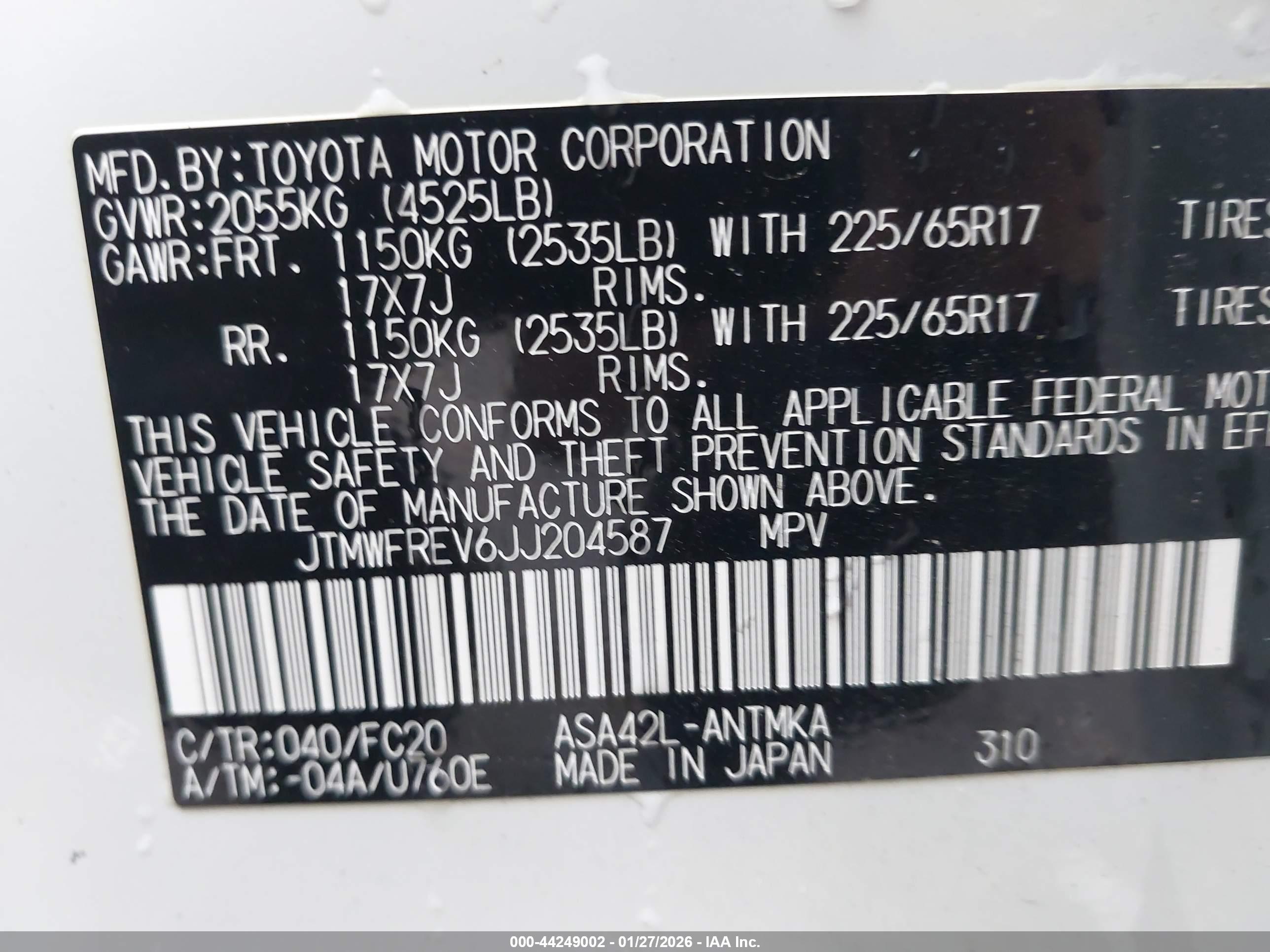 TOYOTA RAV4 image 9