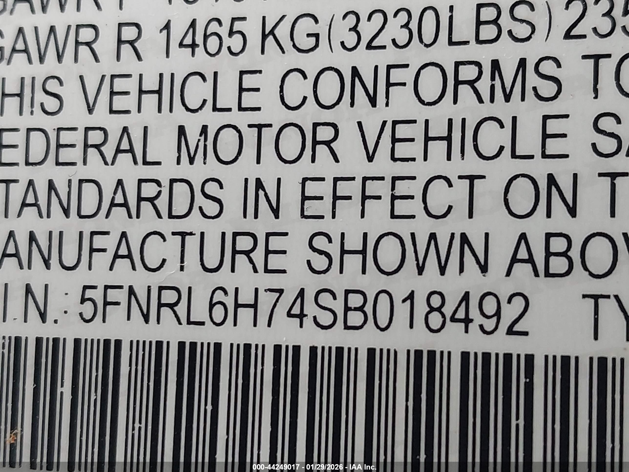 HONDA ODYSSEY image 9