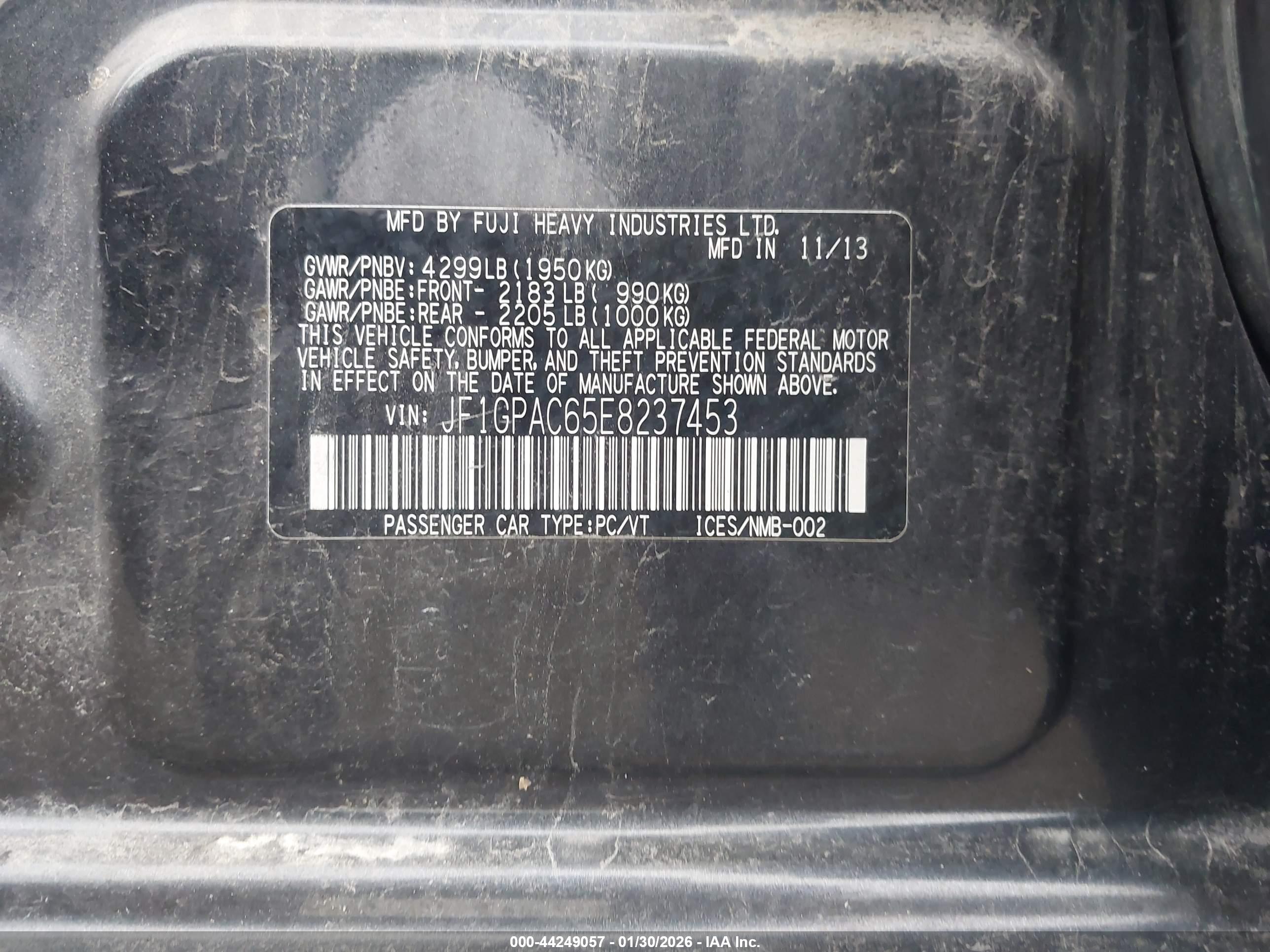 SUBARU IMPREZA image 9