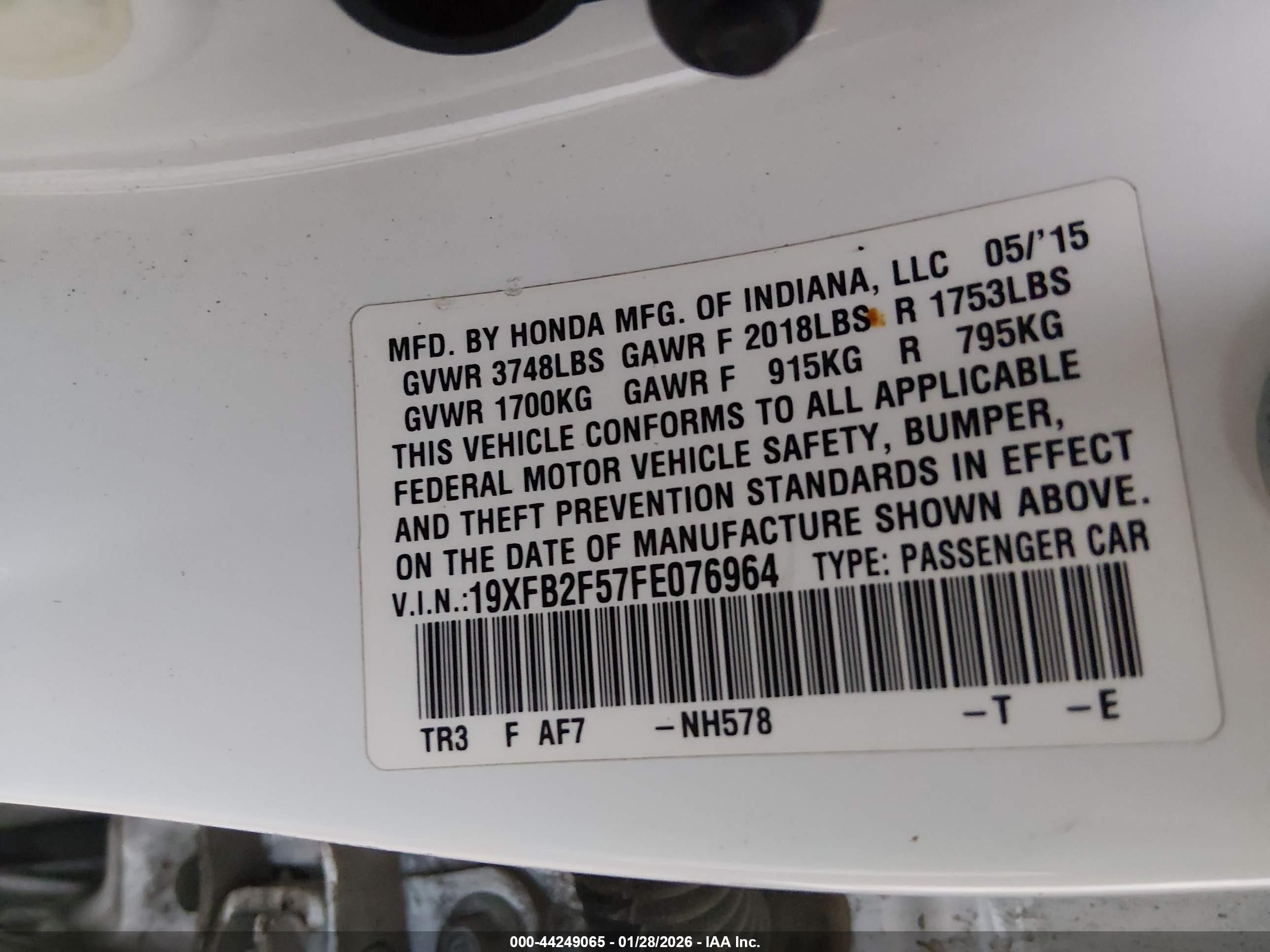 HONDA CIVIC image 9