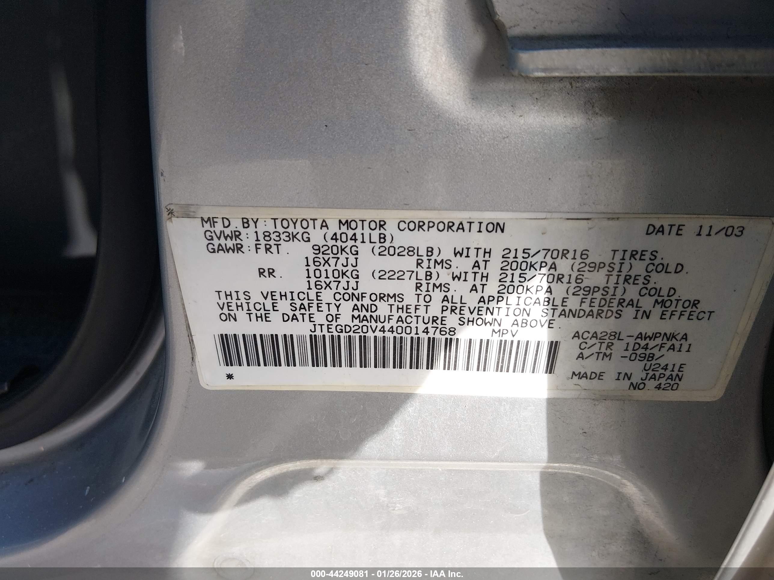 TOYOTA RAV4 image 9