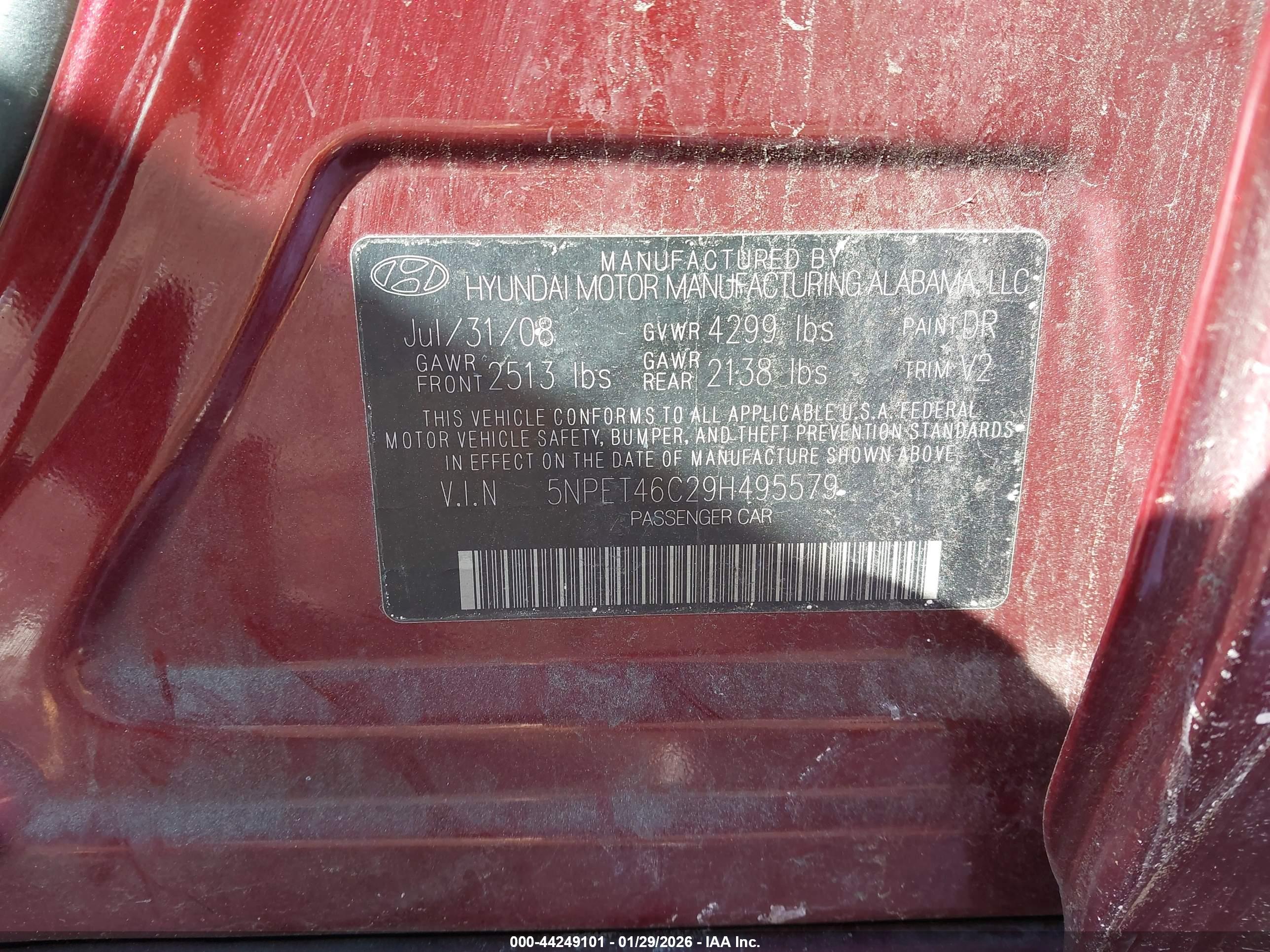 HYUNDAI SONATA image 9