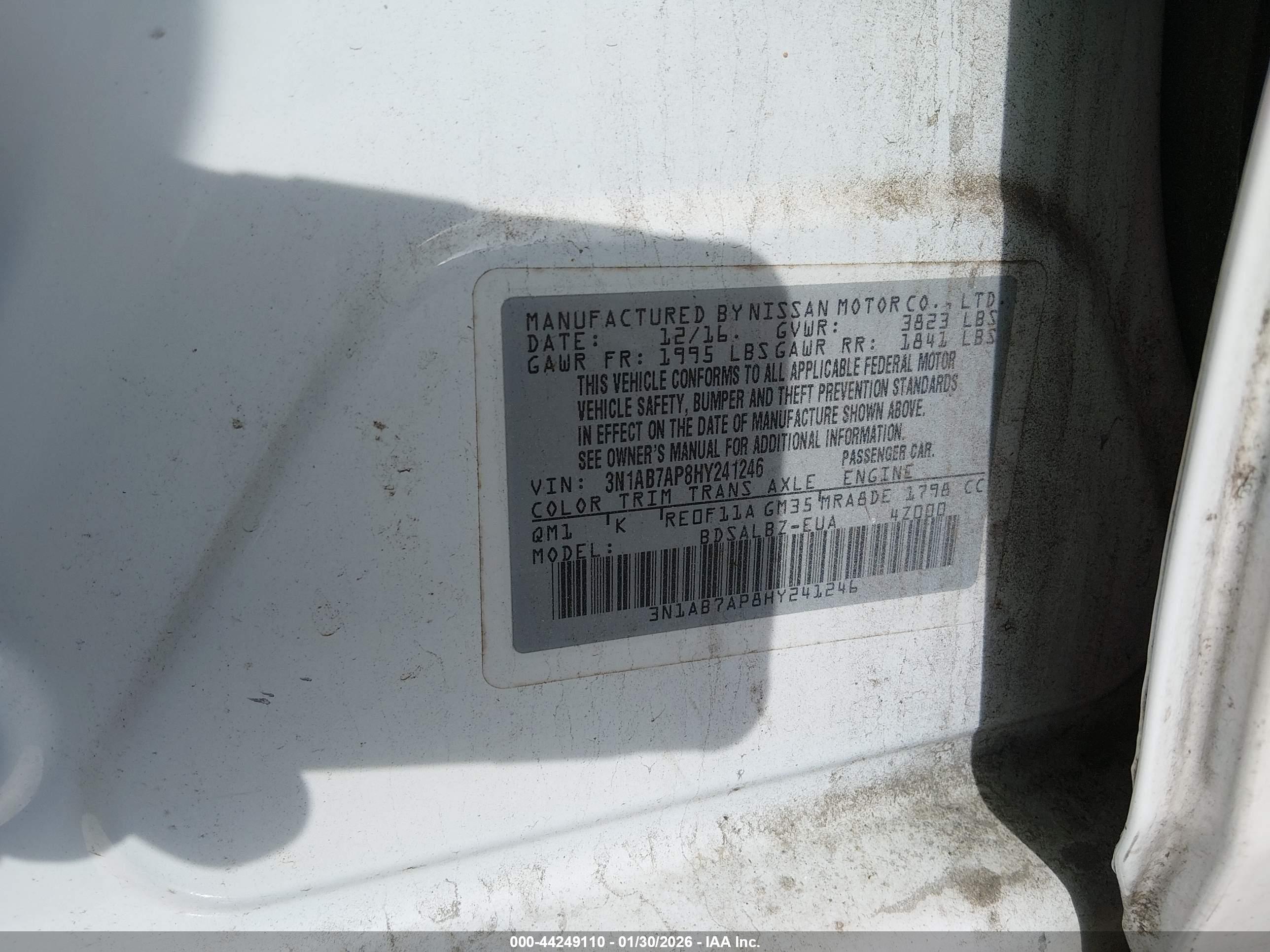 NISSAN SENTRA image 9