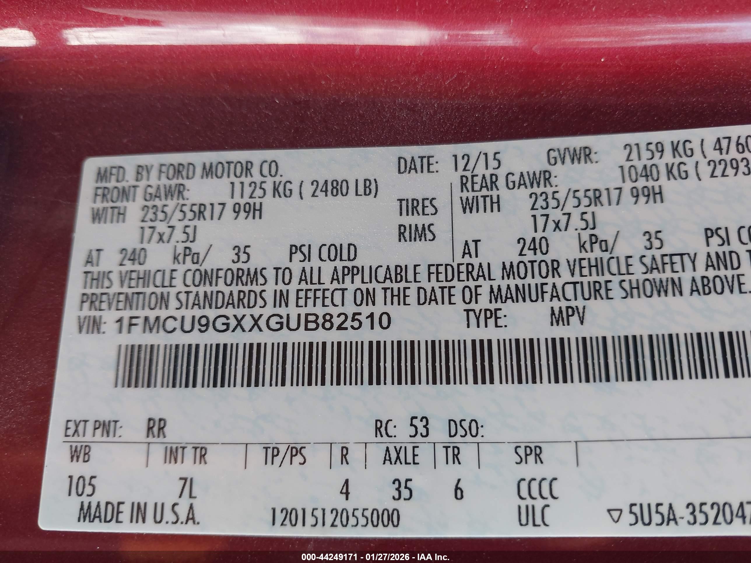 FORD ESCAPE image 9