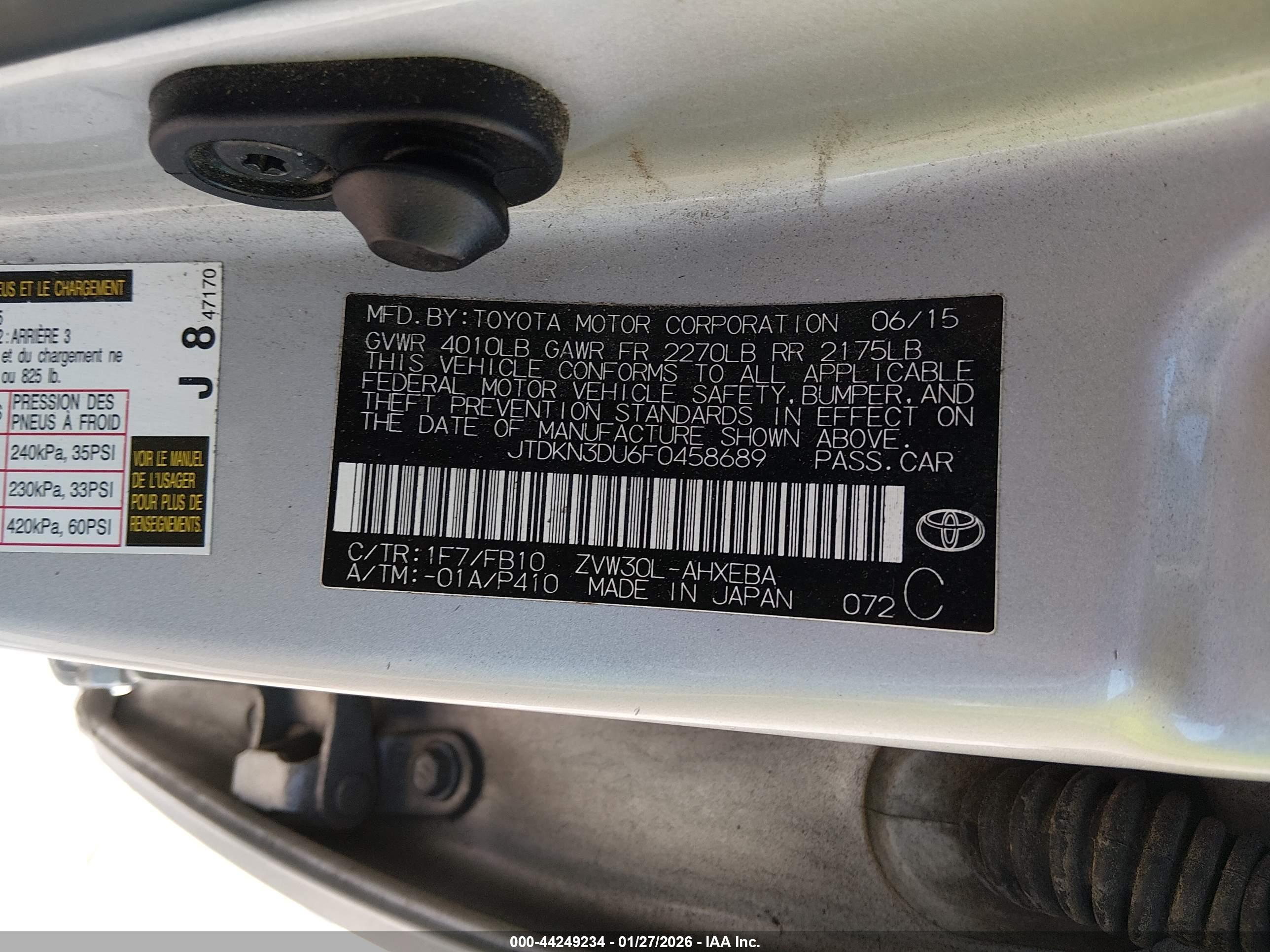 TOYOTA PRIUS image 9