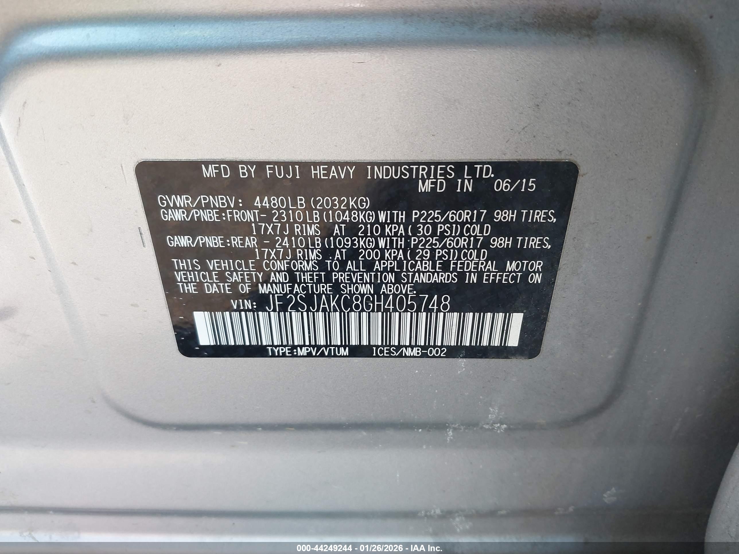 SUBARU FORESTER image 9