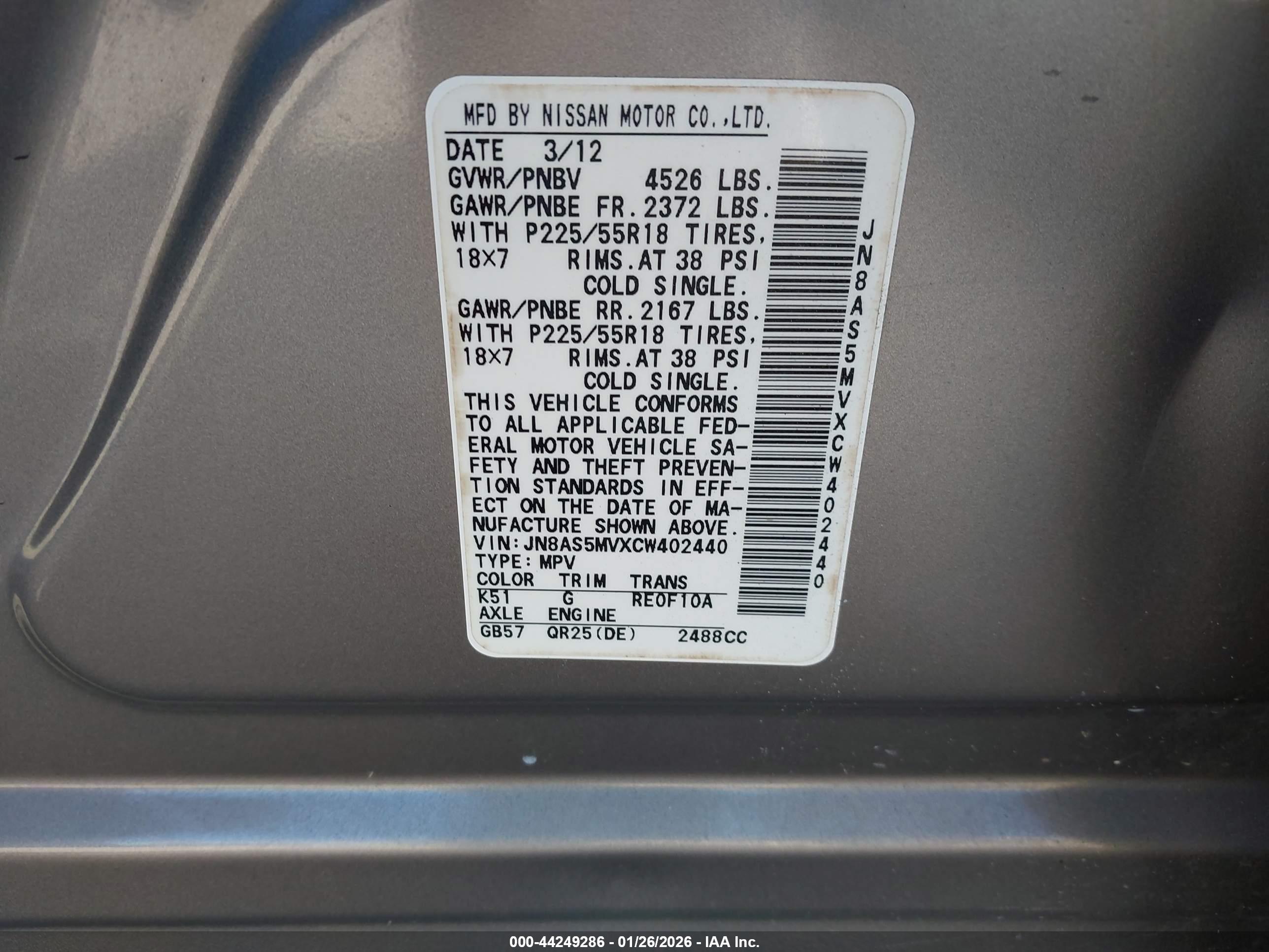 NISSAN ROGUE image 9