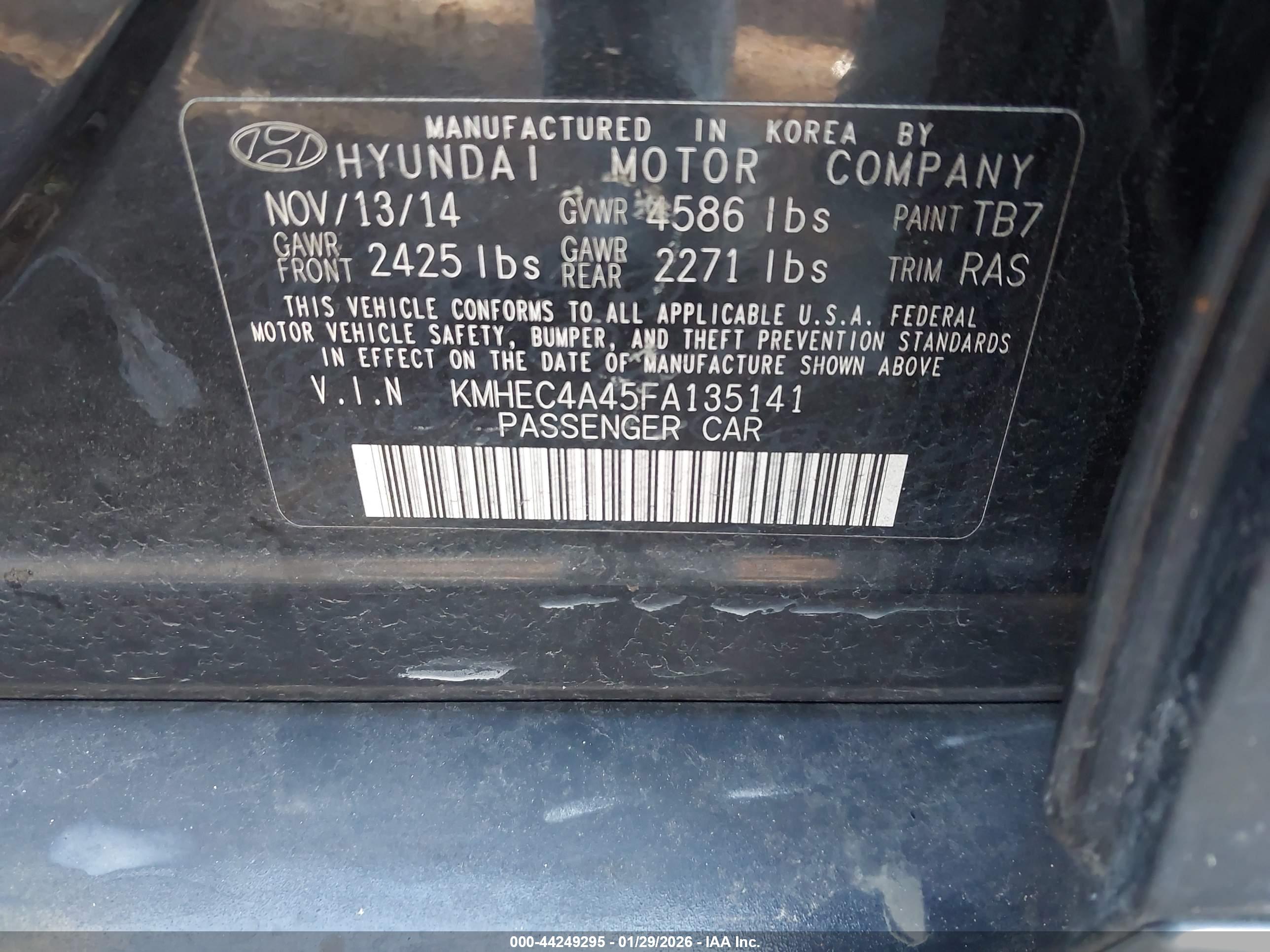 HYUNDAI SONATA image 9