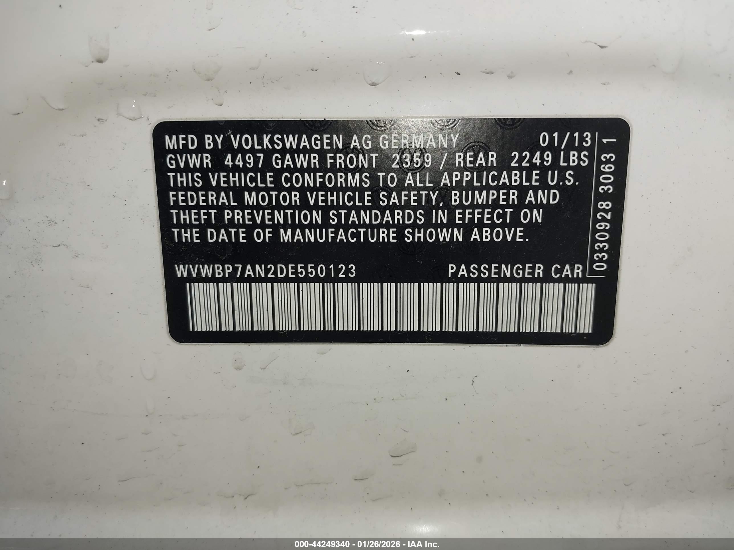 VOLKSWAGEN CC image 9