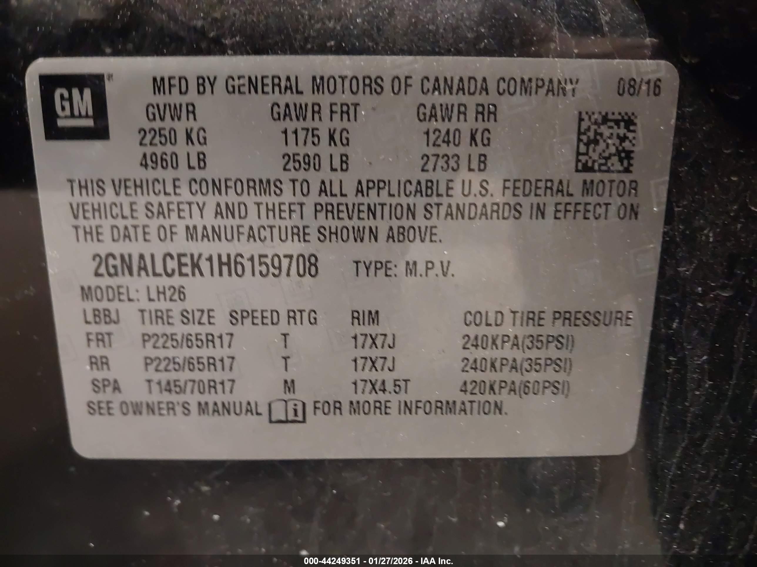 CHEVROLET EQUINOX image 9