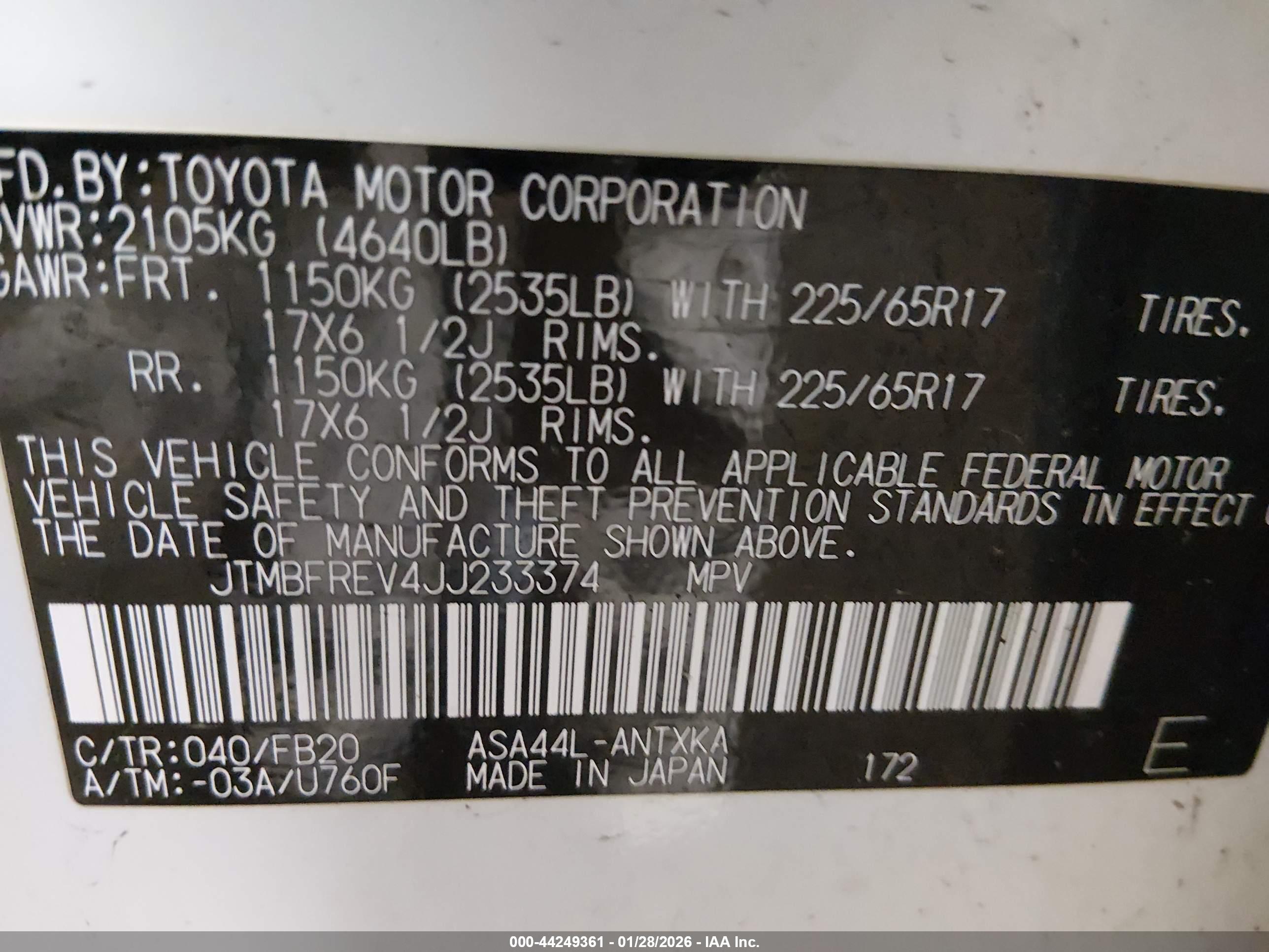 TOYOTA RAV4 image 9