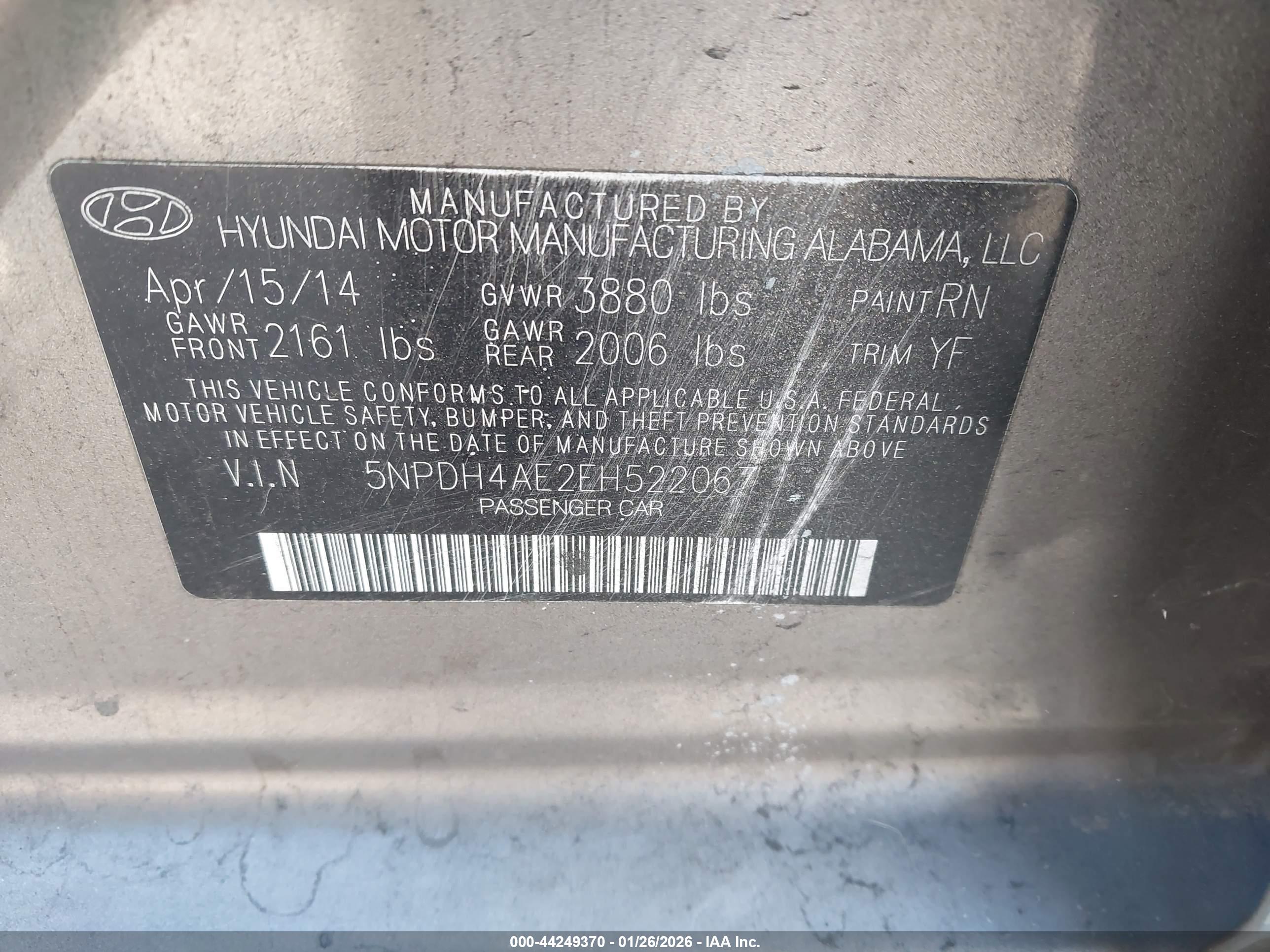 HYUNDAI ELANTRA image 9