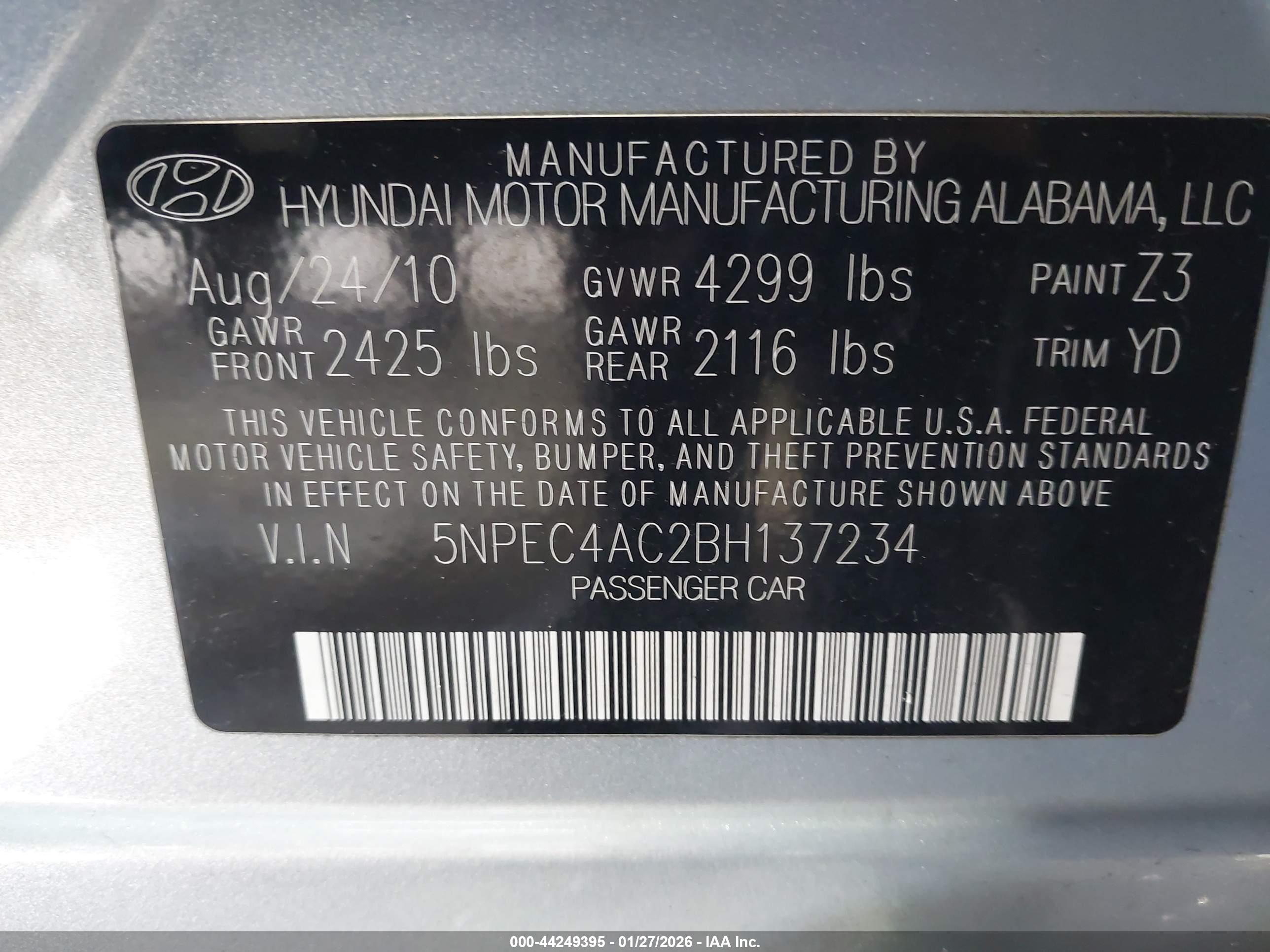 HYUNDAI SONATA image 9