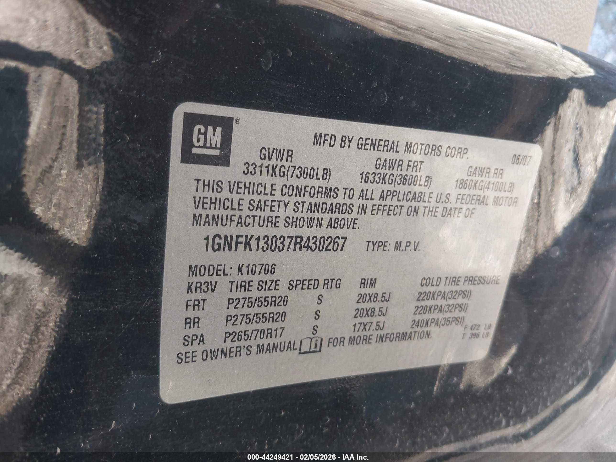 CHEVROLET TAHOE image 9