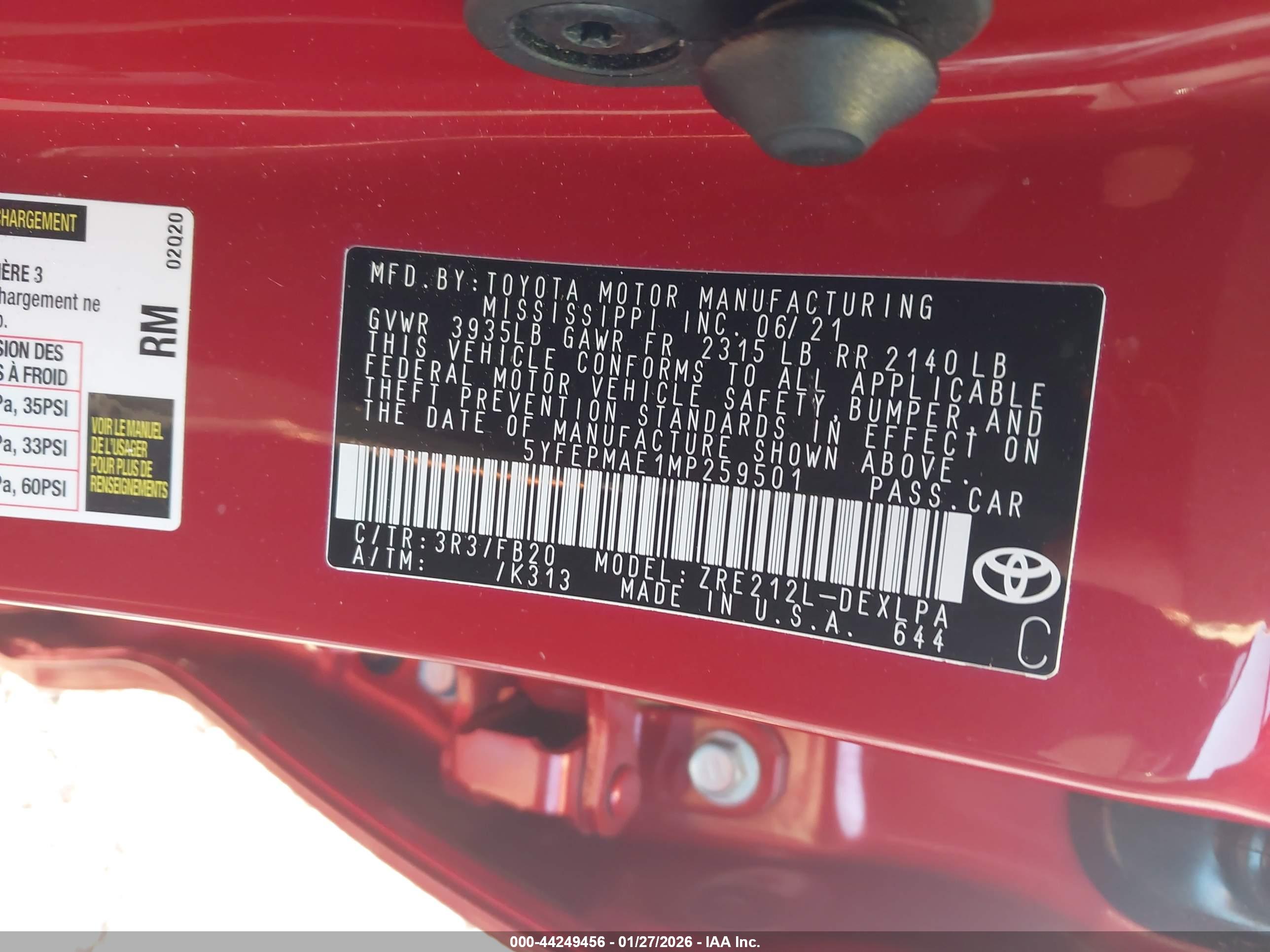 TOYOTA COROLLA image 9