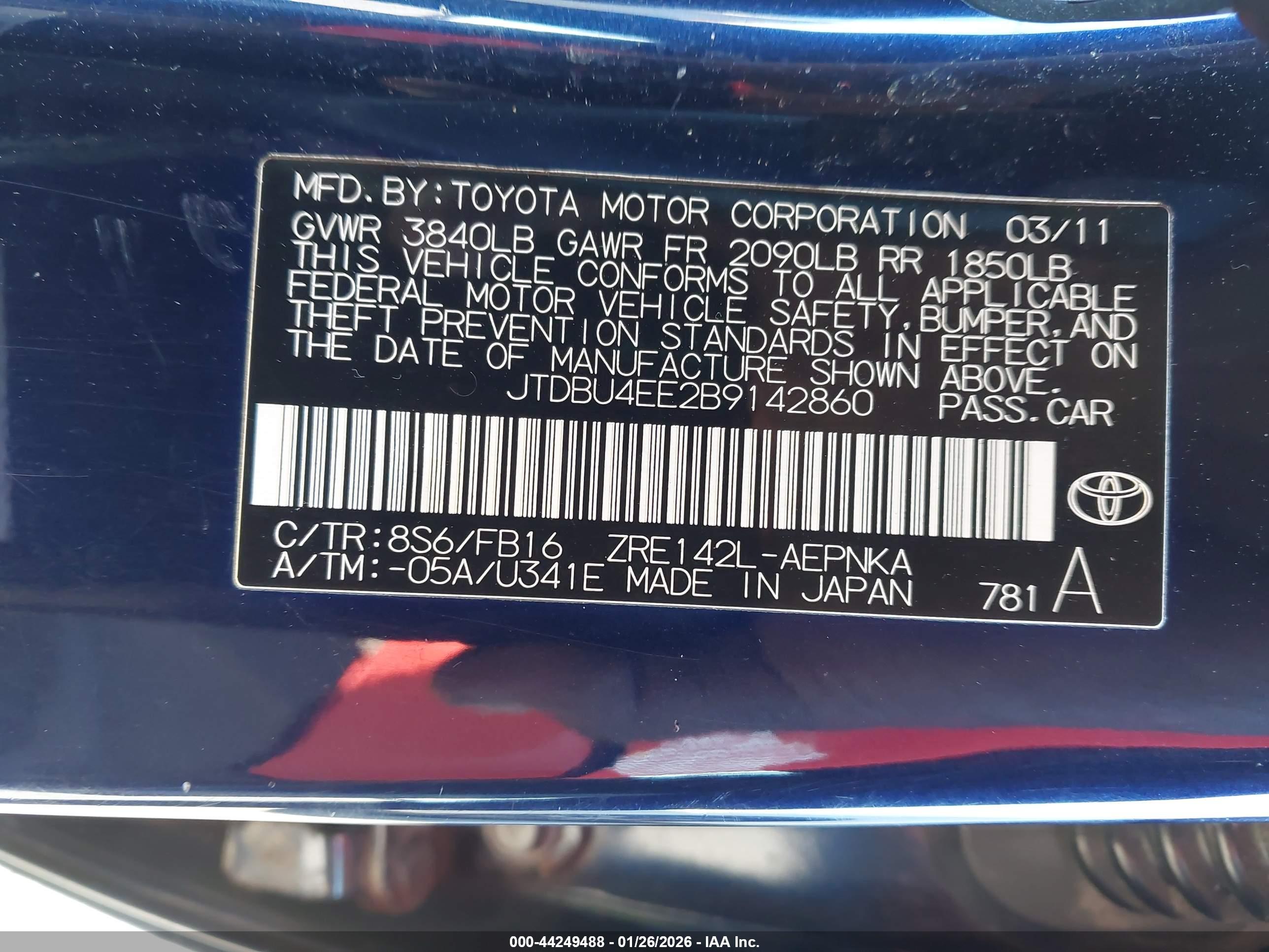 TOYOTA COROLLA image 9