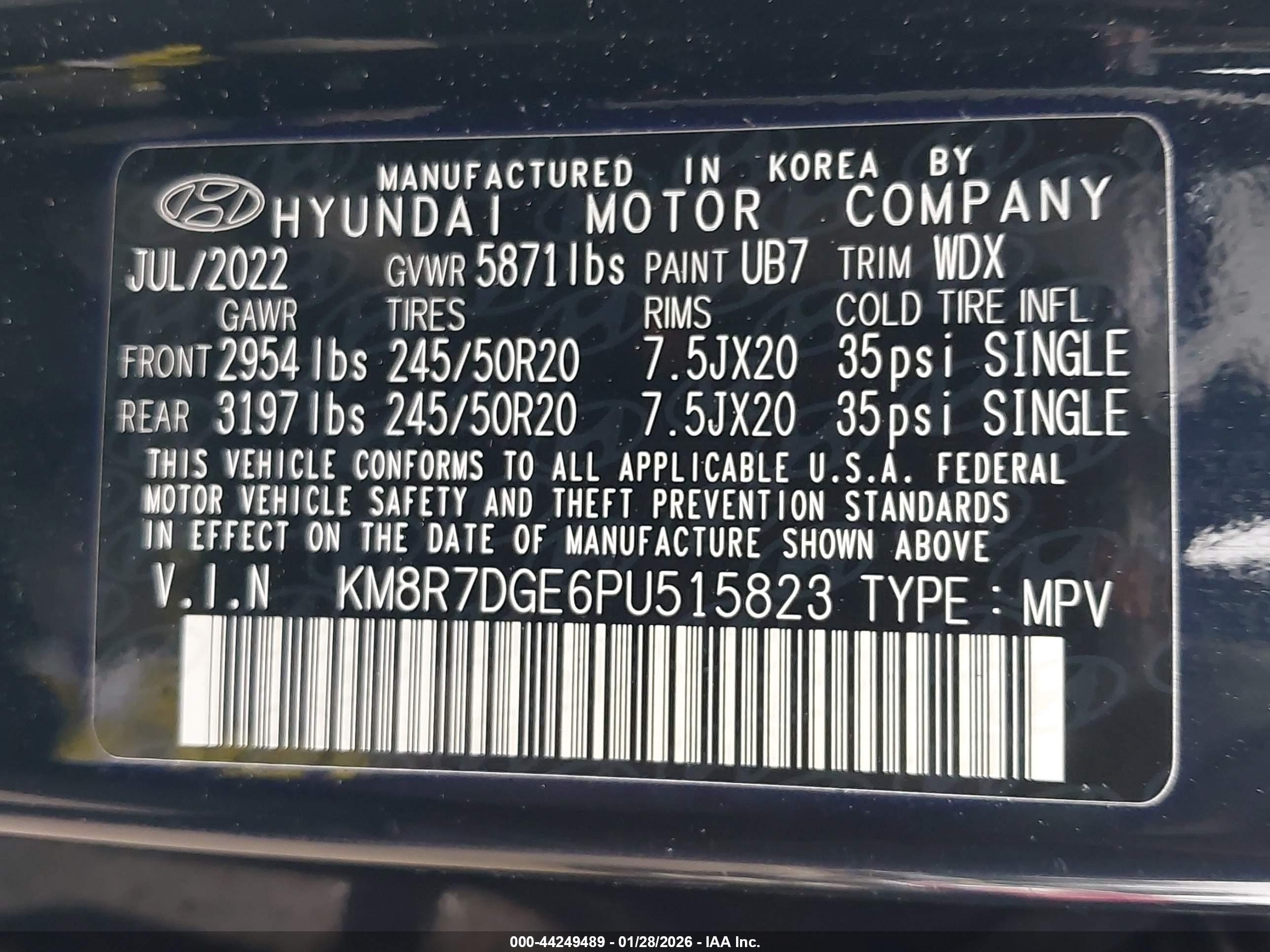 HYUNDAI PALISADE image 9