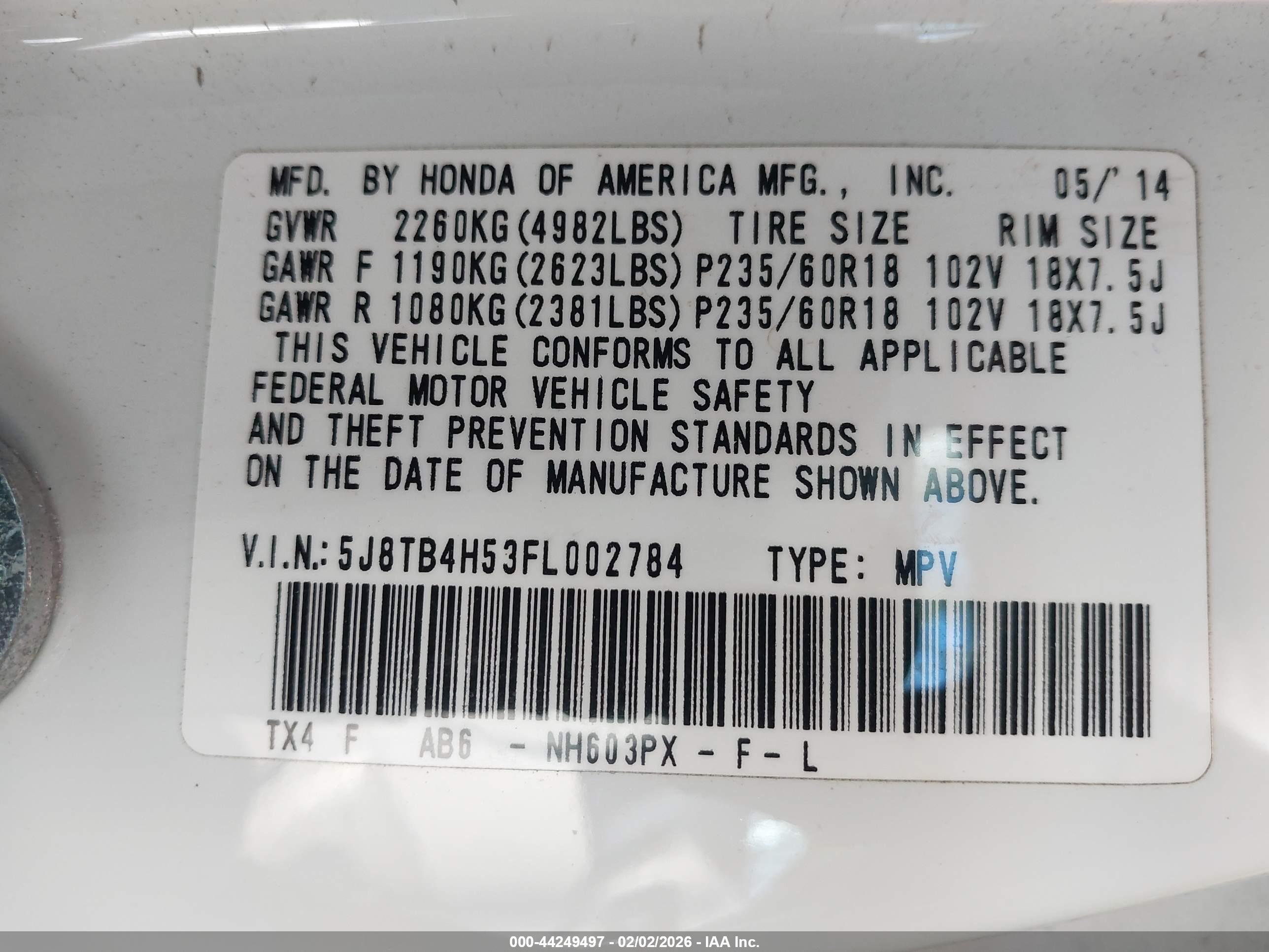 ACURA RDX image 9