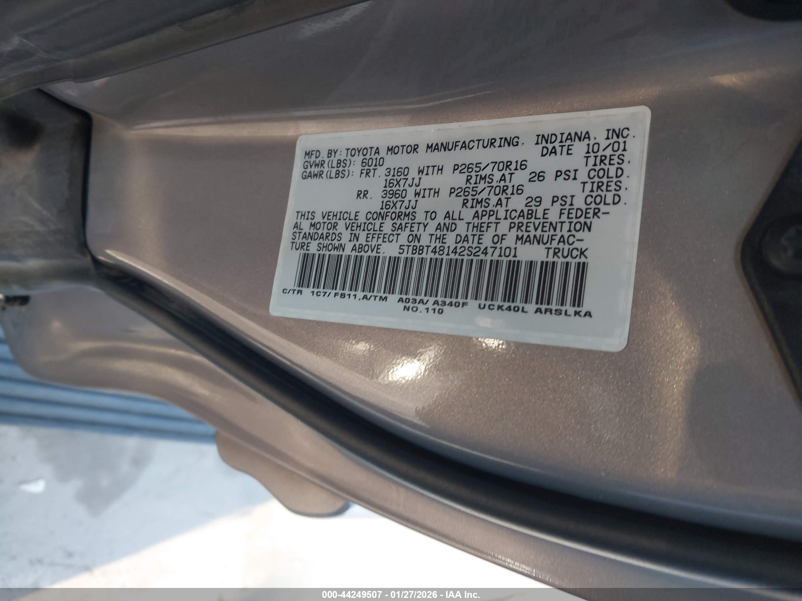 TOYOTA TUNDRA image 9
