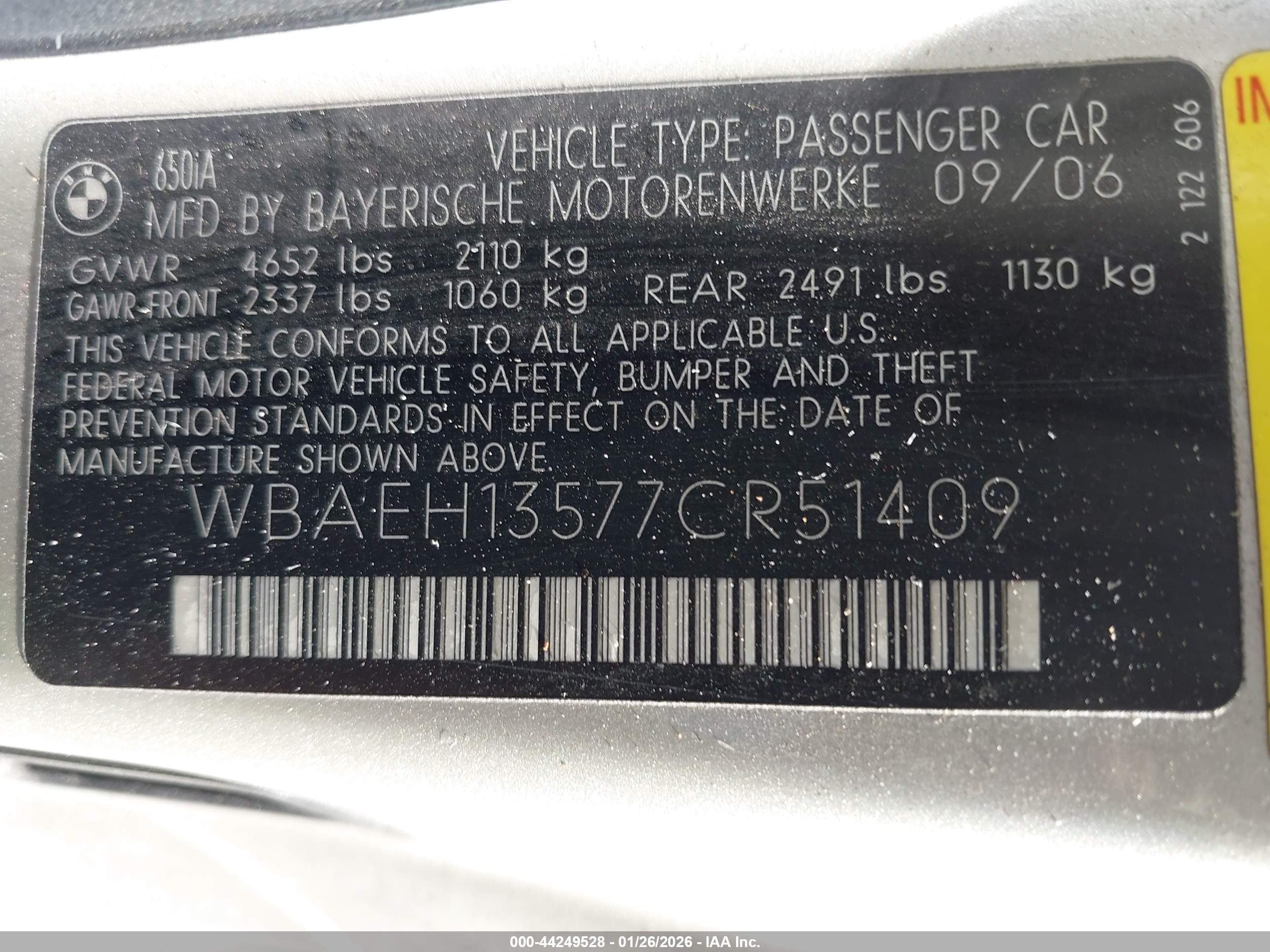 BMW 650I image 9