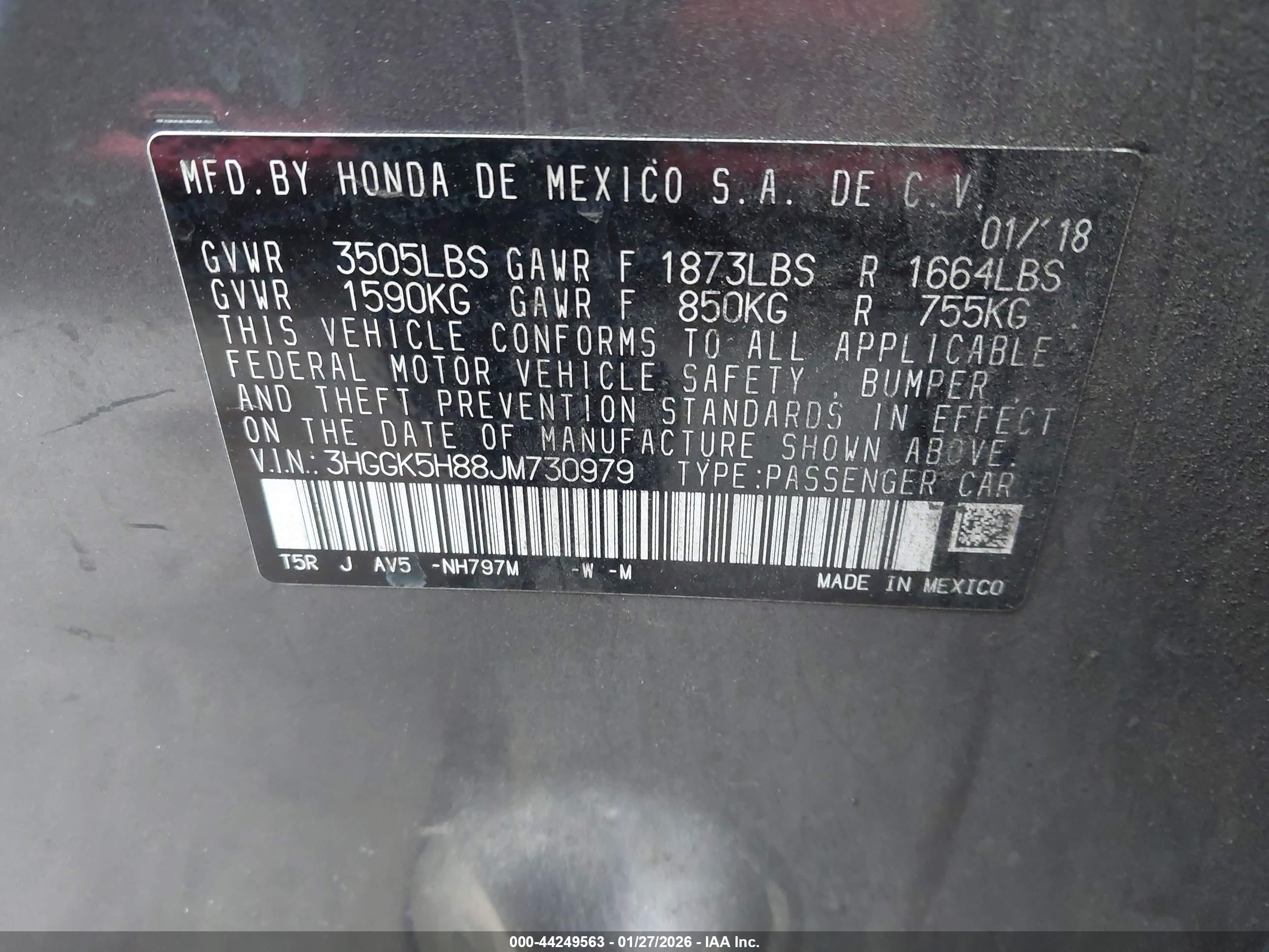 HONDA FIT image 9