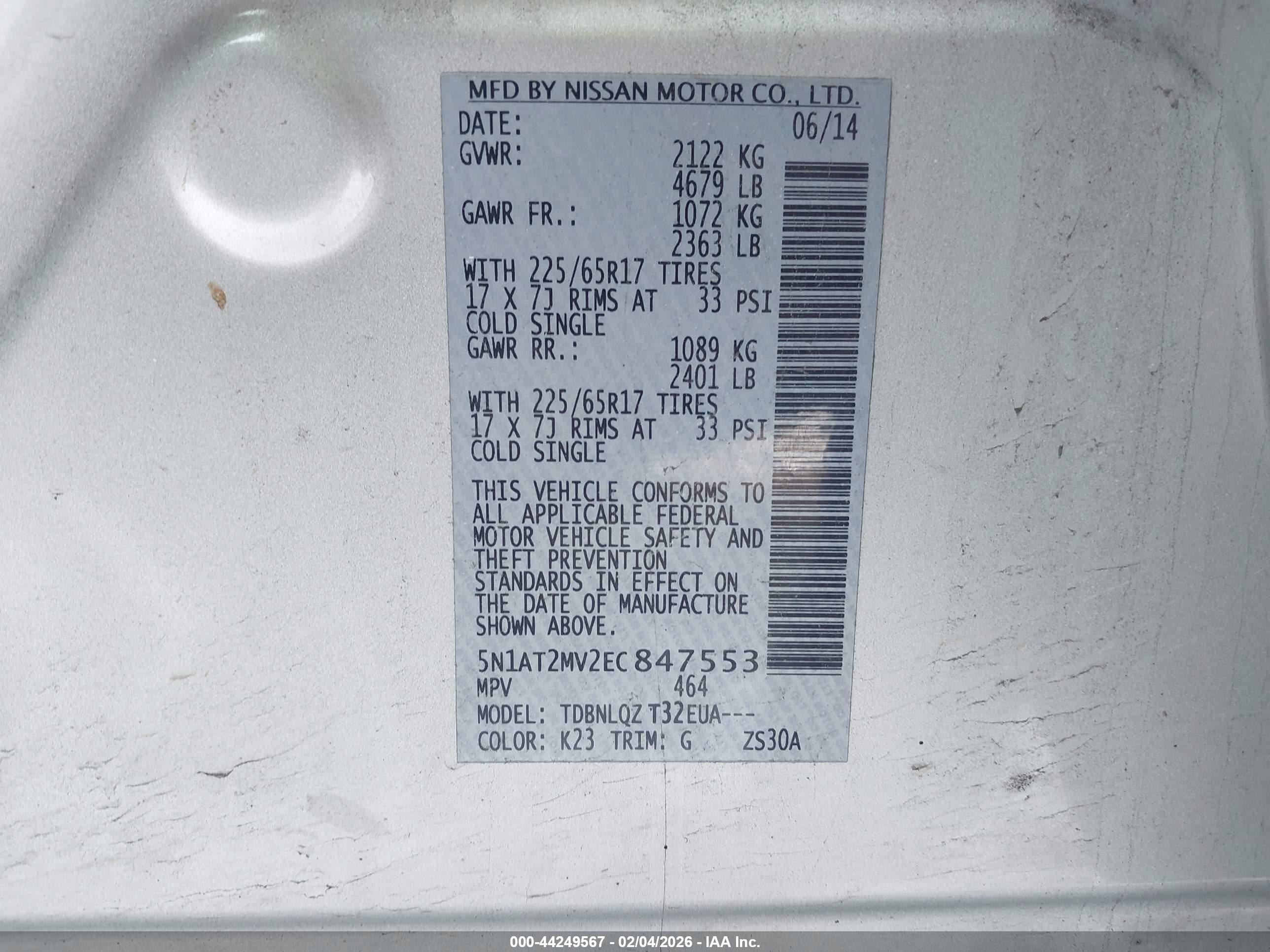 NISSAN ROGUE image 9