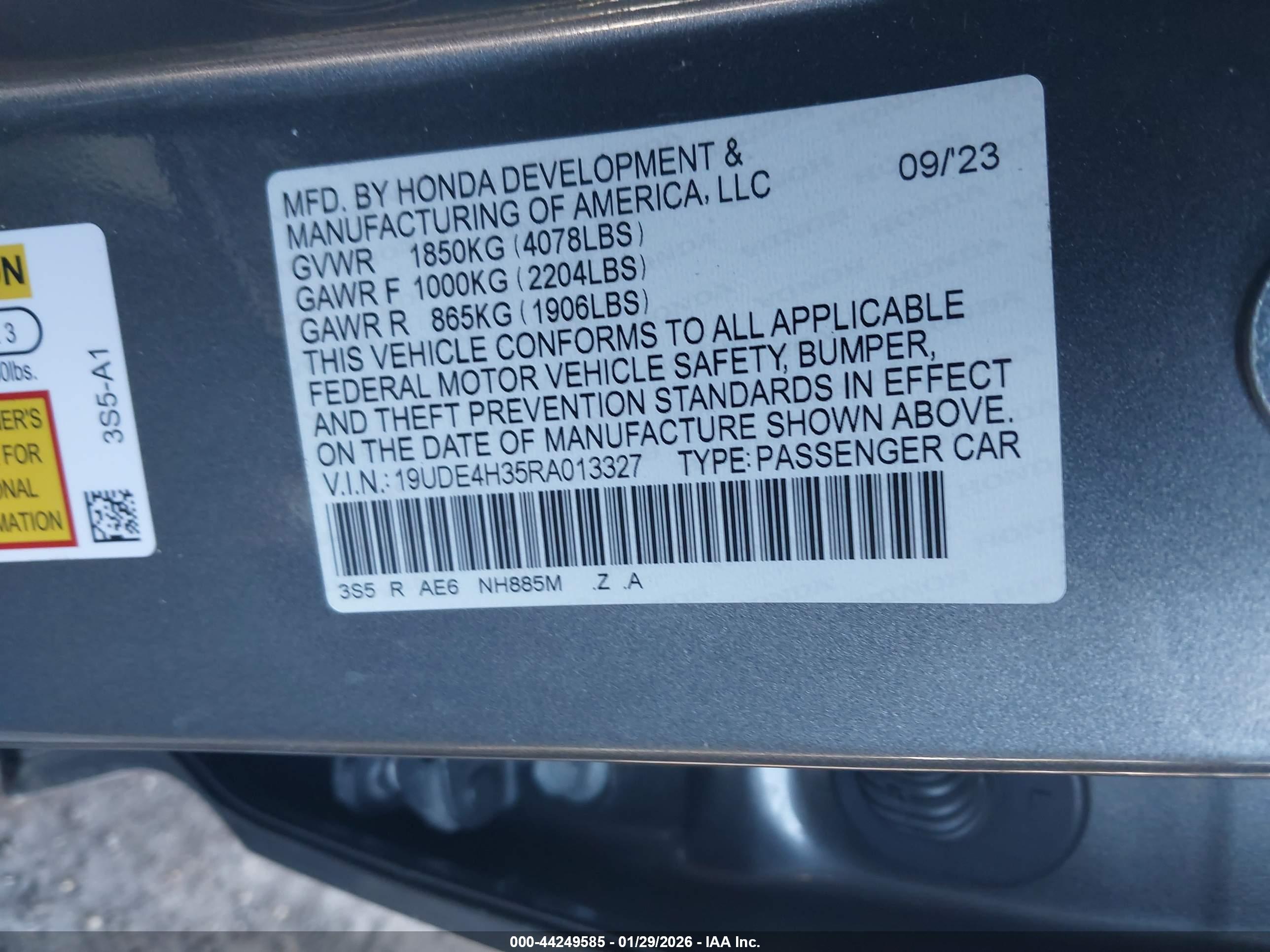 ACURA INTEGRA image 9