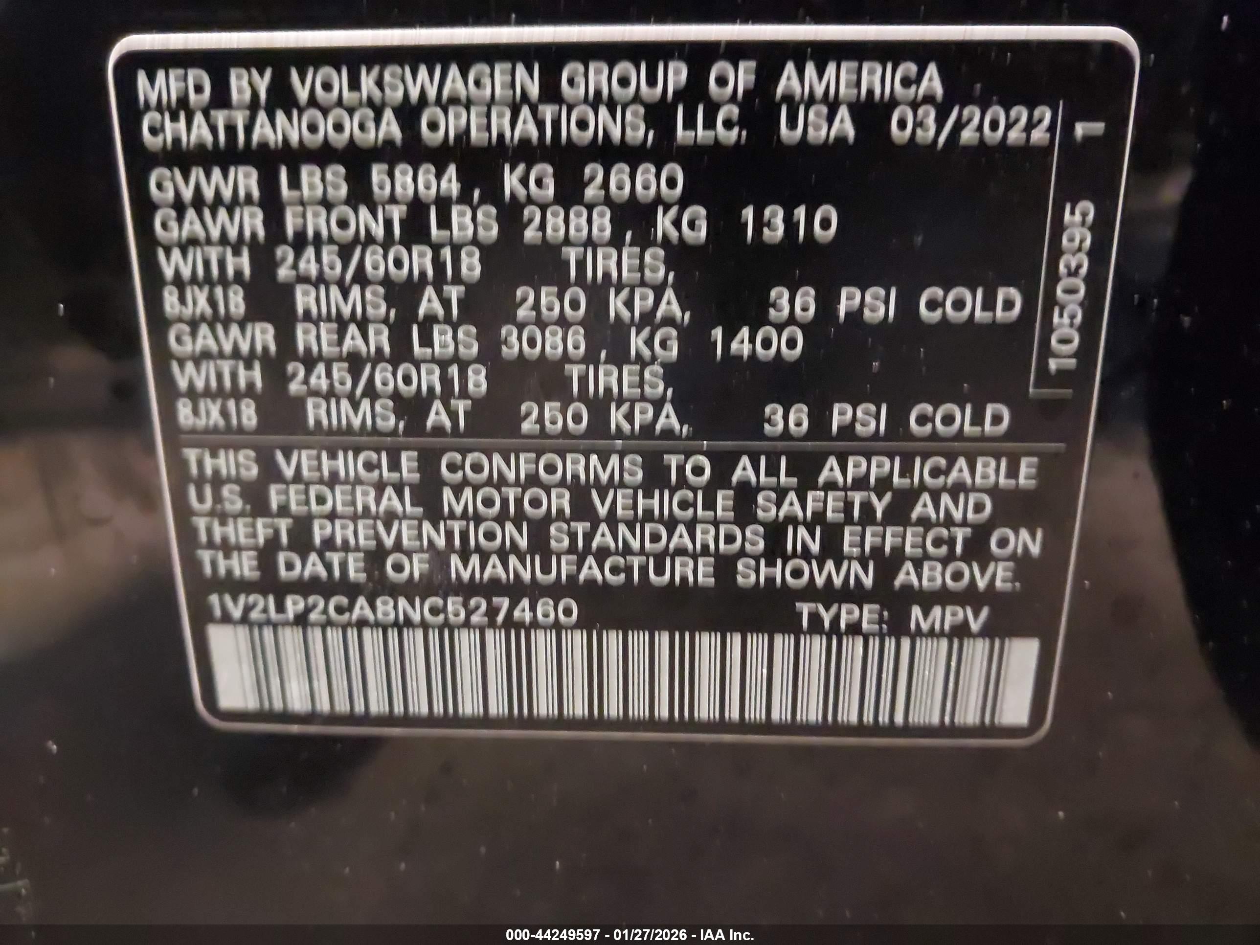 VOLKSWAGEN ATLAS image 9