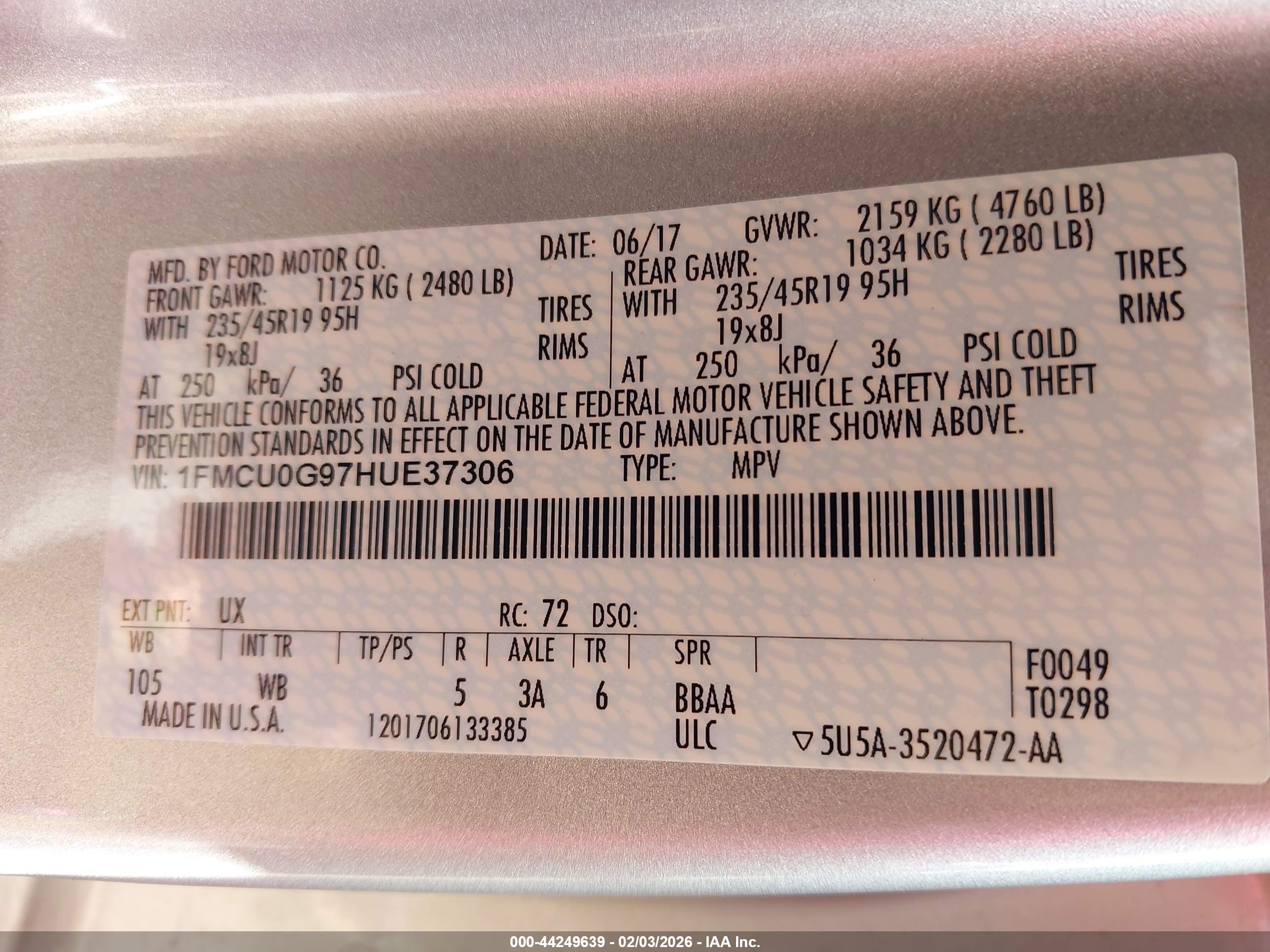 FORD ESCAPE image 9