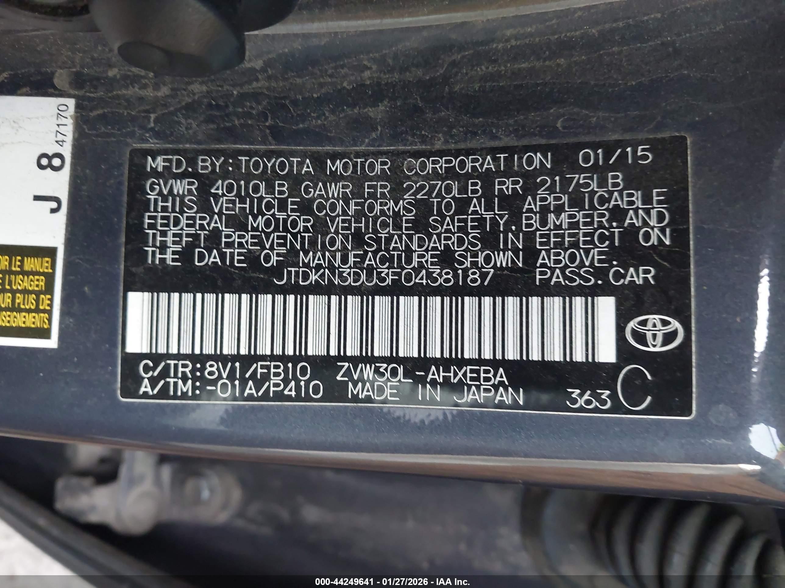 TOYOTA PRIUS image 9
