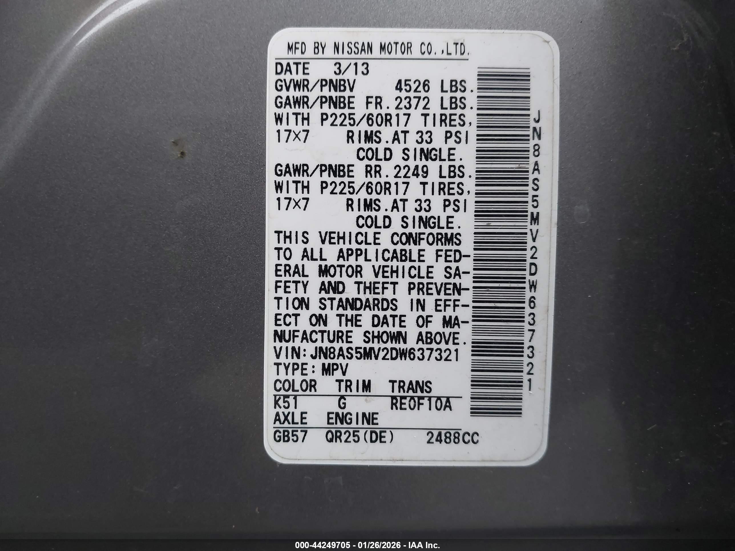 NISSAN ROGUE image 9