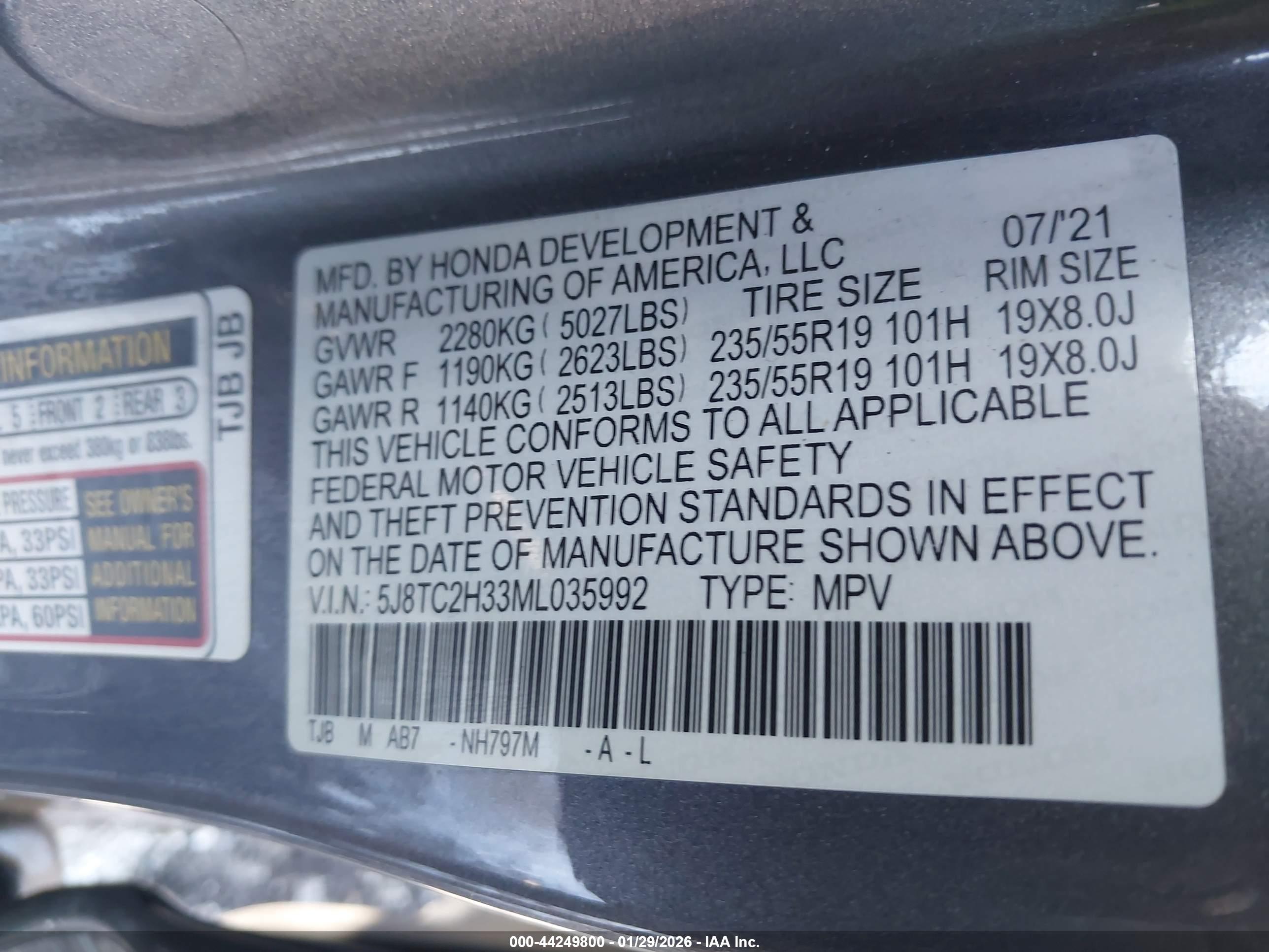 ACURA RDX image 9