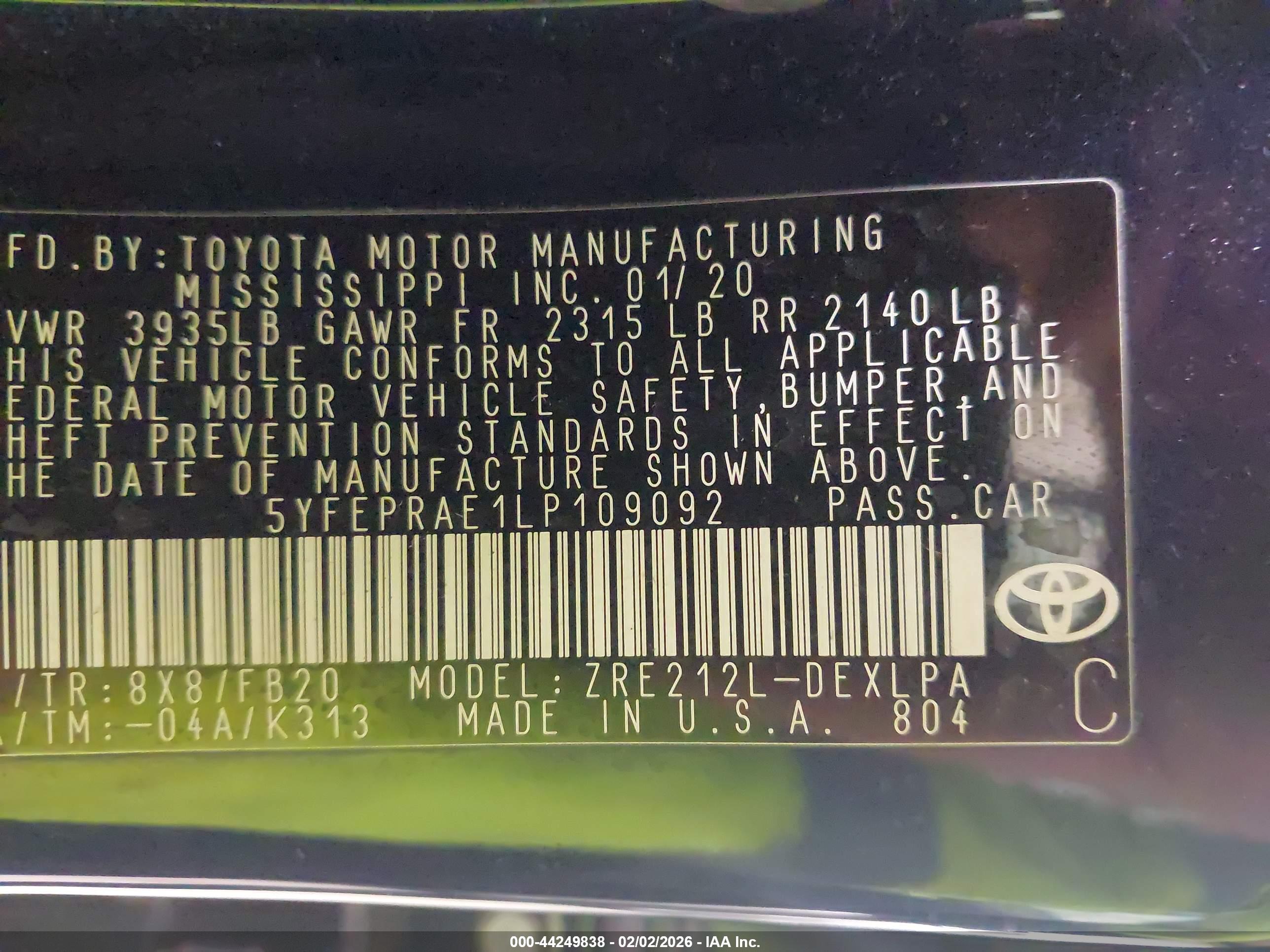 TOYOTA COROLLA image 9