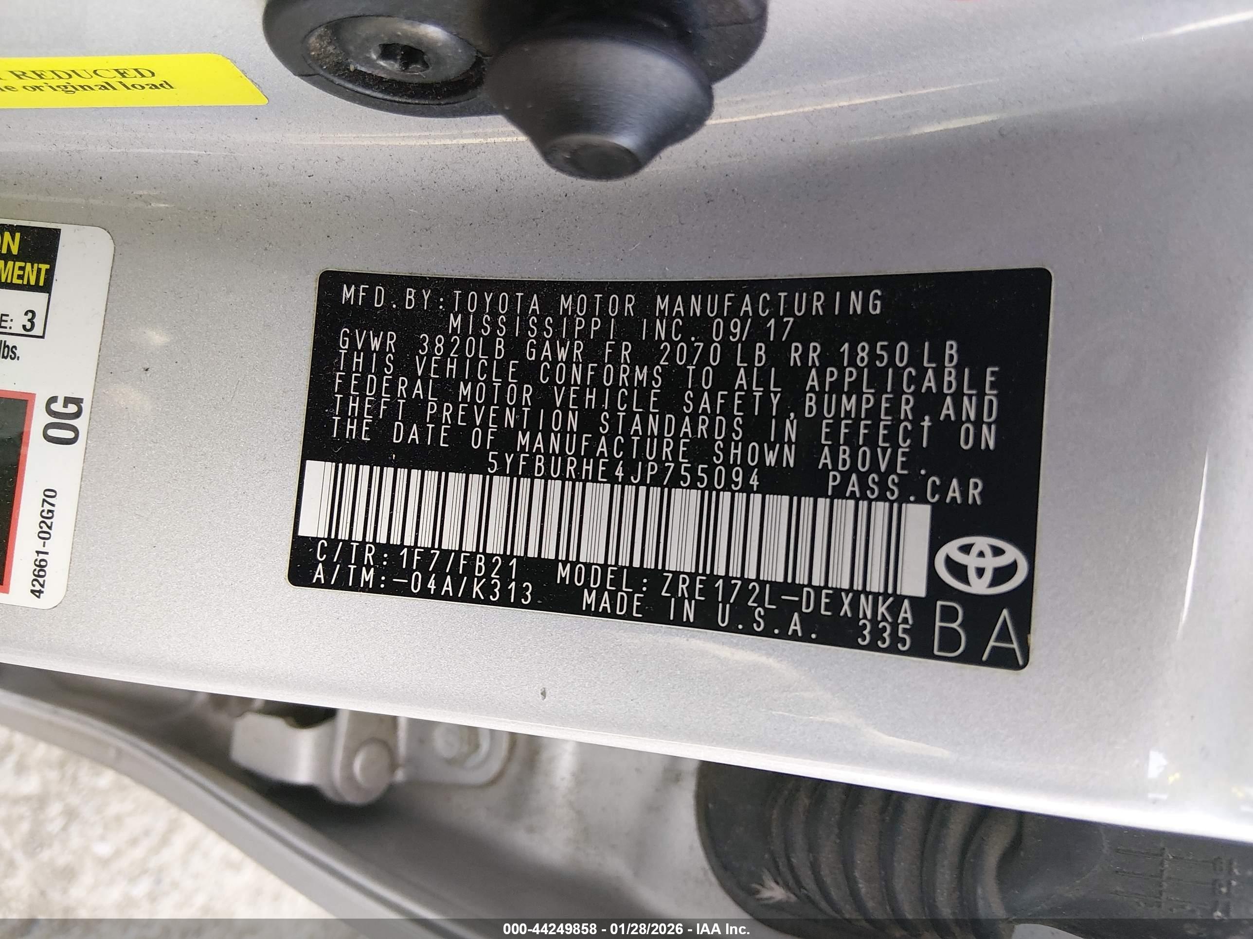 TOYOTA COROLLA image 9