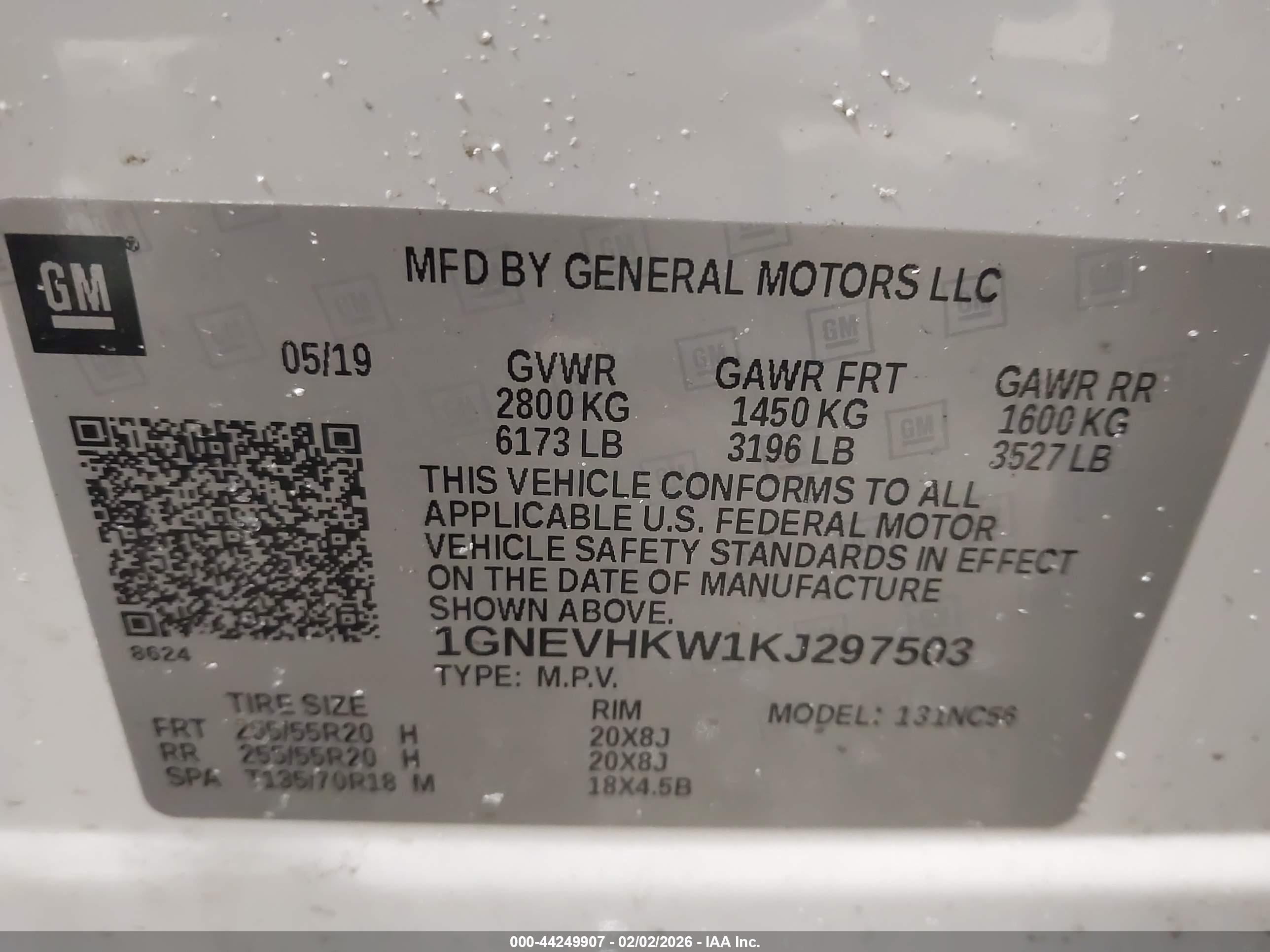 CHEVROLET TRAVERSE image 9