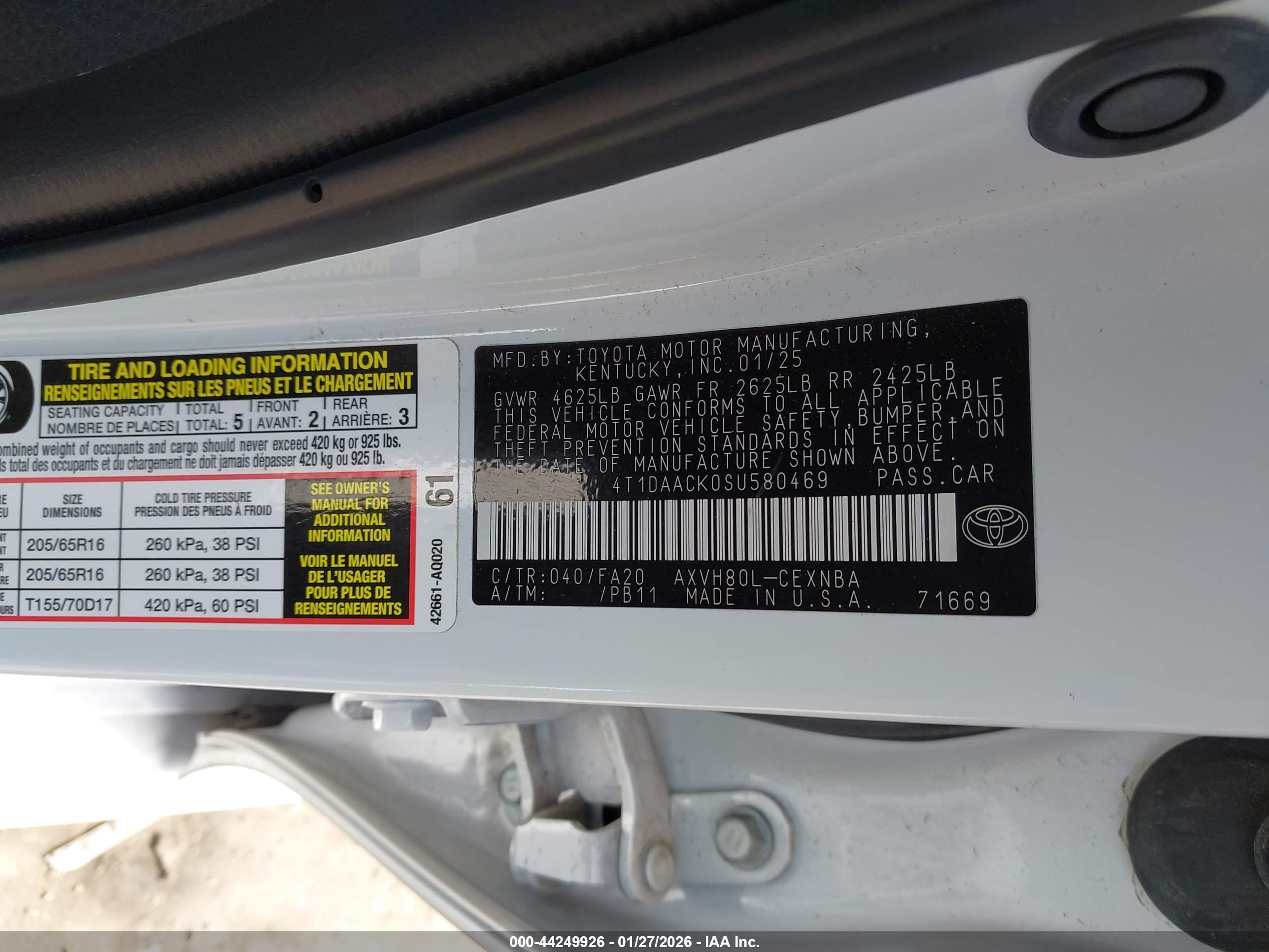 TOYOTA CAMRY image 9