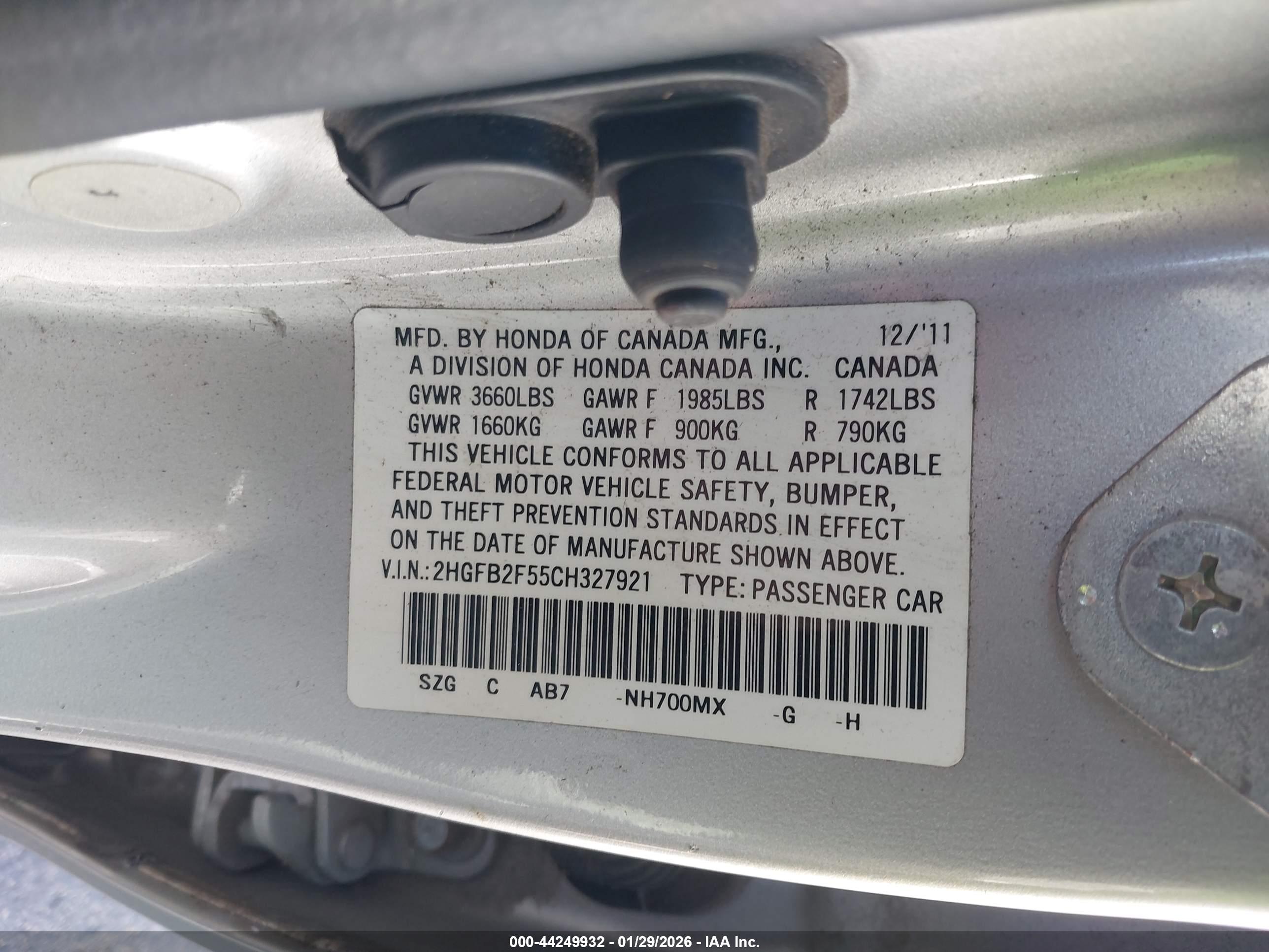 HONDA CIVIC image 9