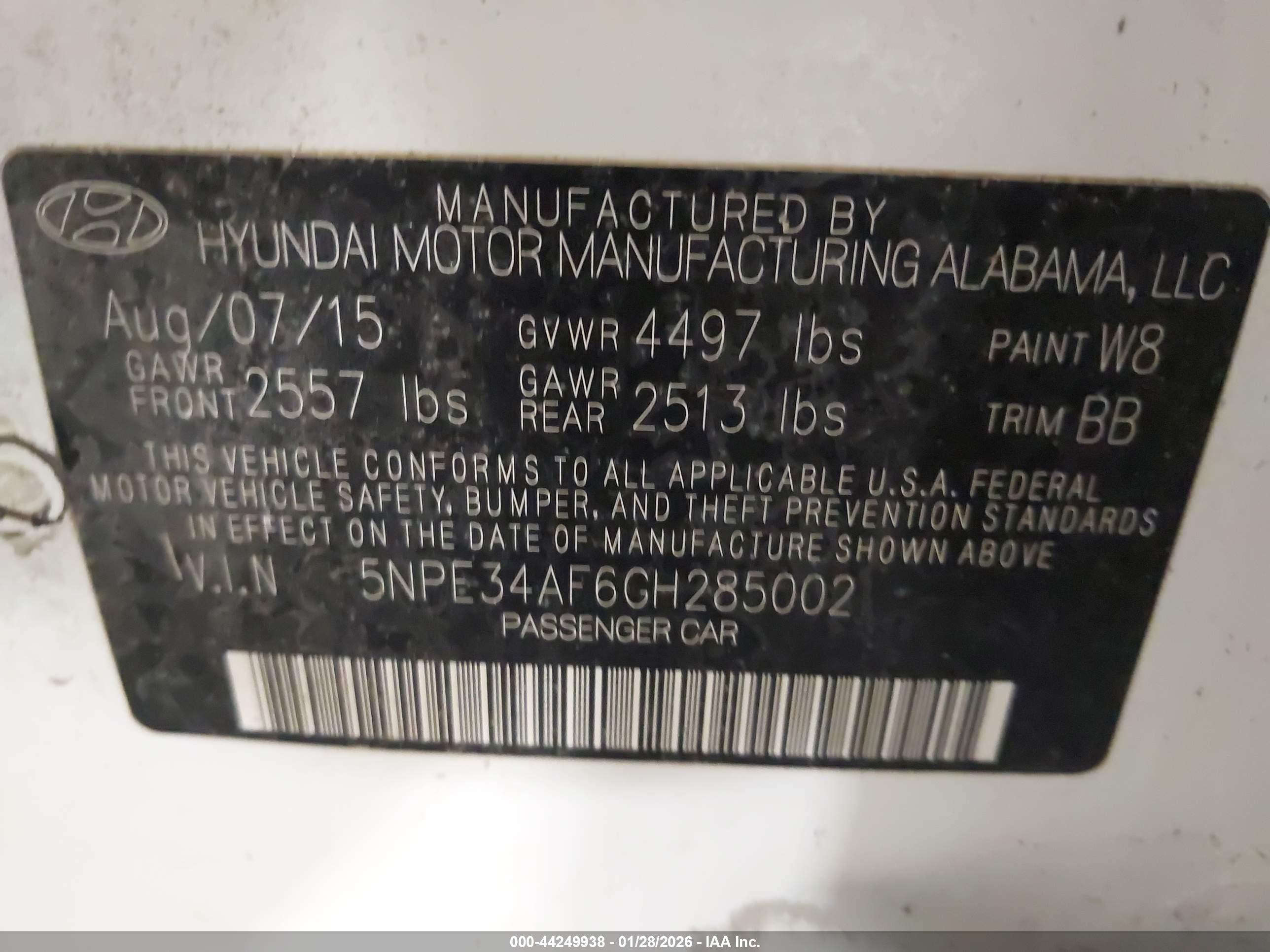 HYUNDAI SONATA image 9