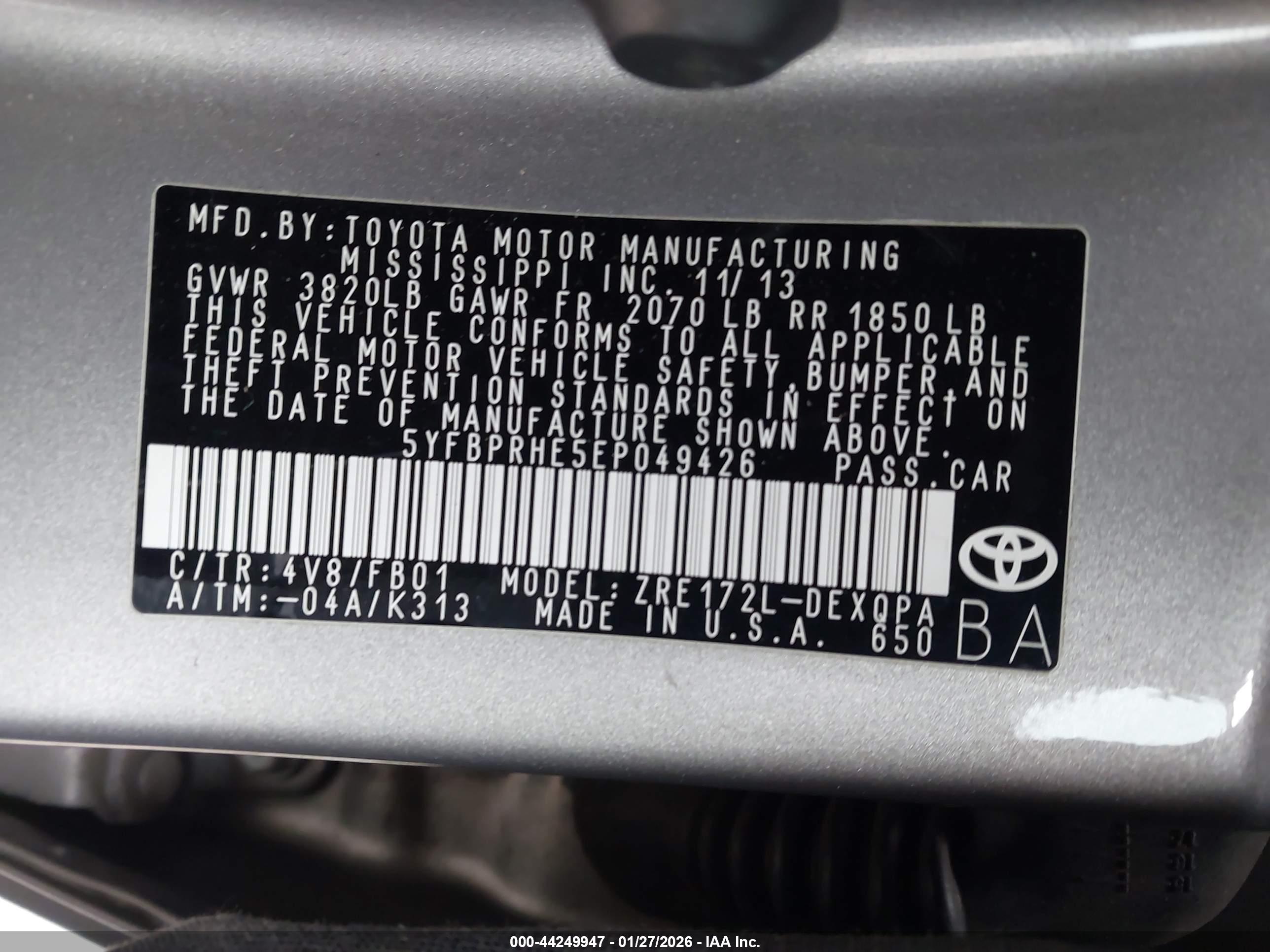 TOYOTA COROLLA image 9
