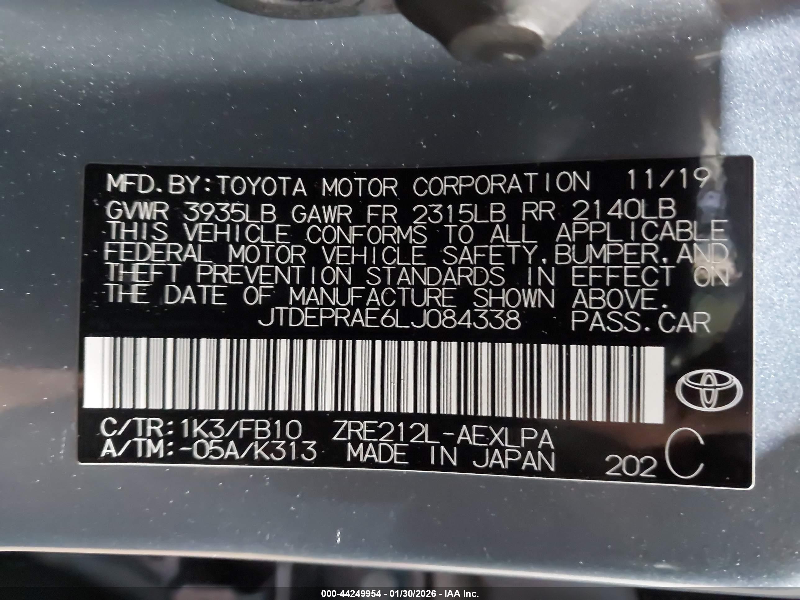 TOYOTA COROLLA image 9