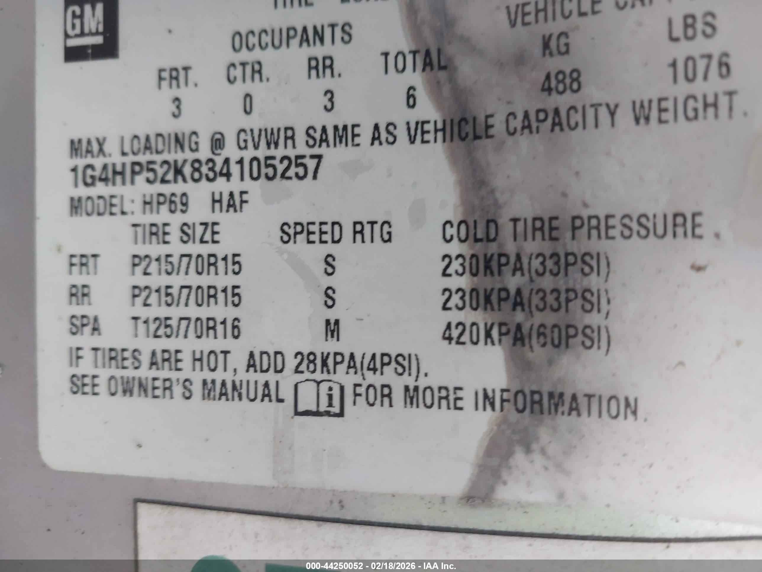 BUICK LESABRE image 9