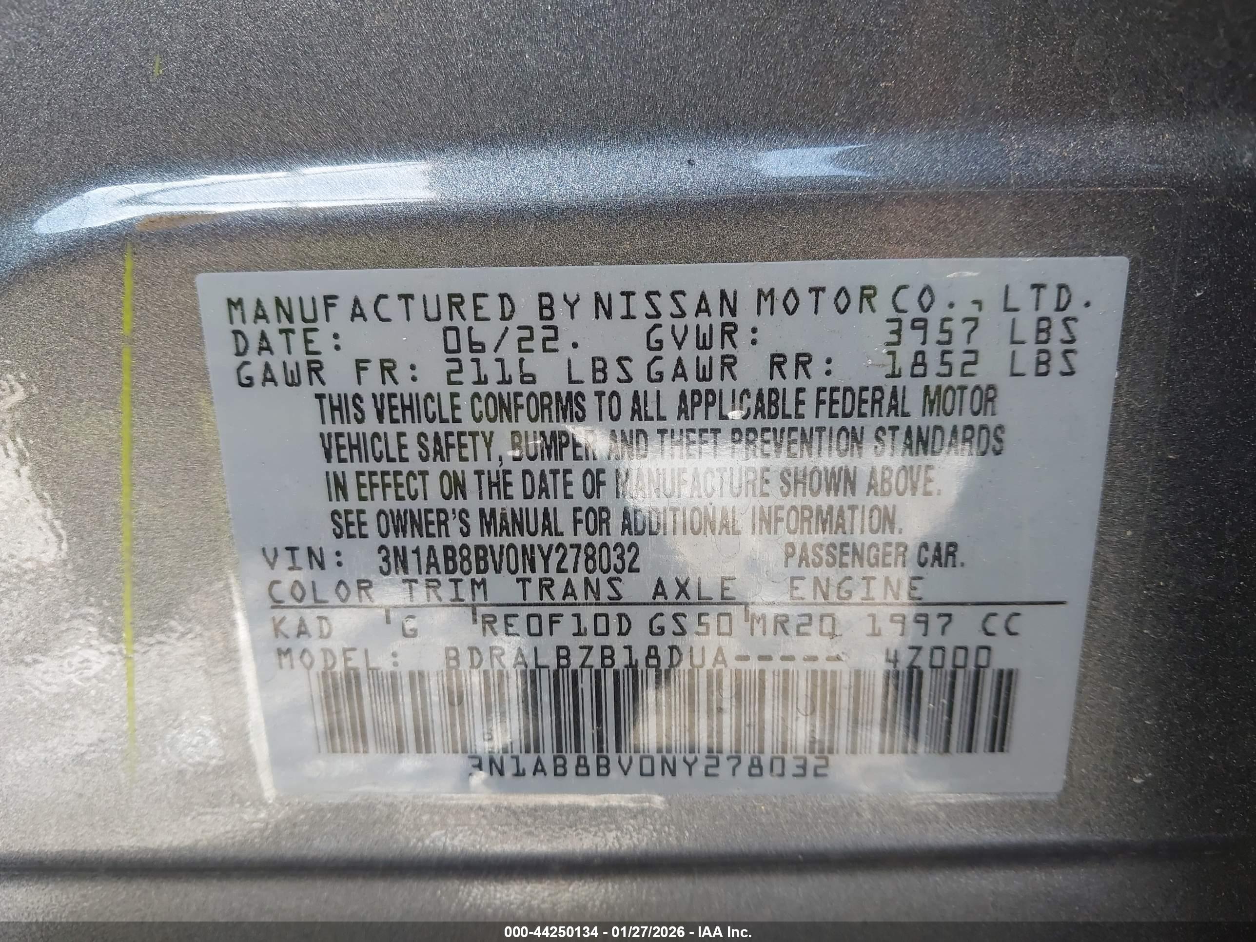 NISSAN SENTRA image 9
