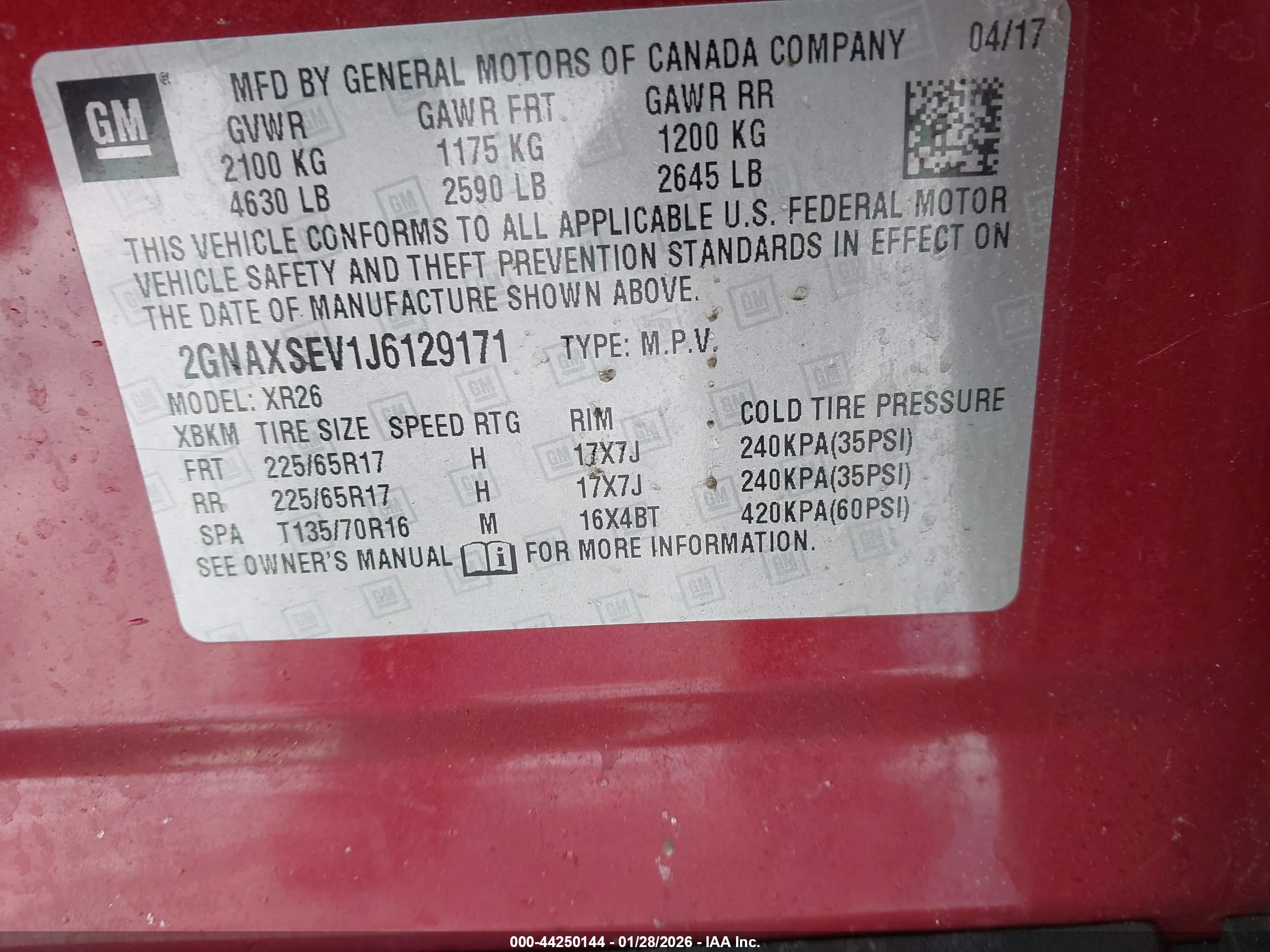 CHEVROLET EQUINOX image 9