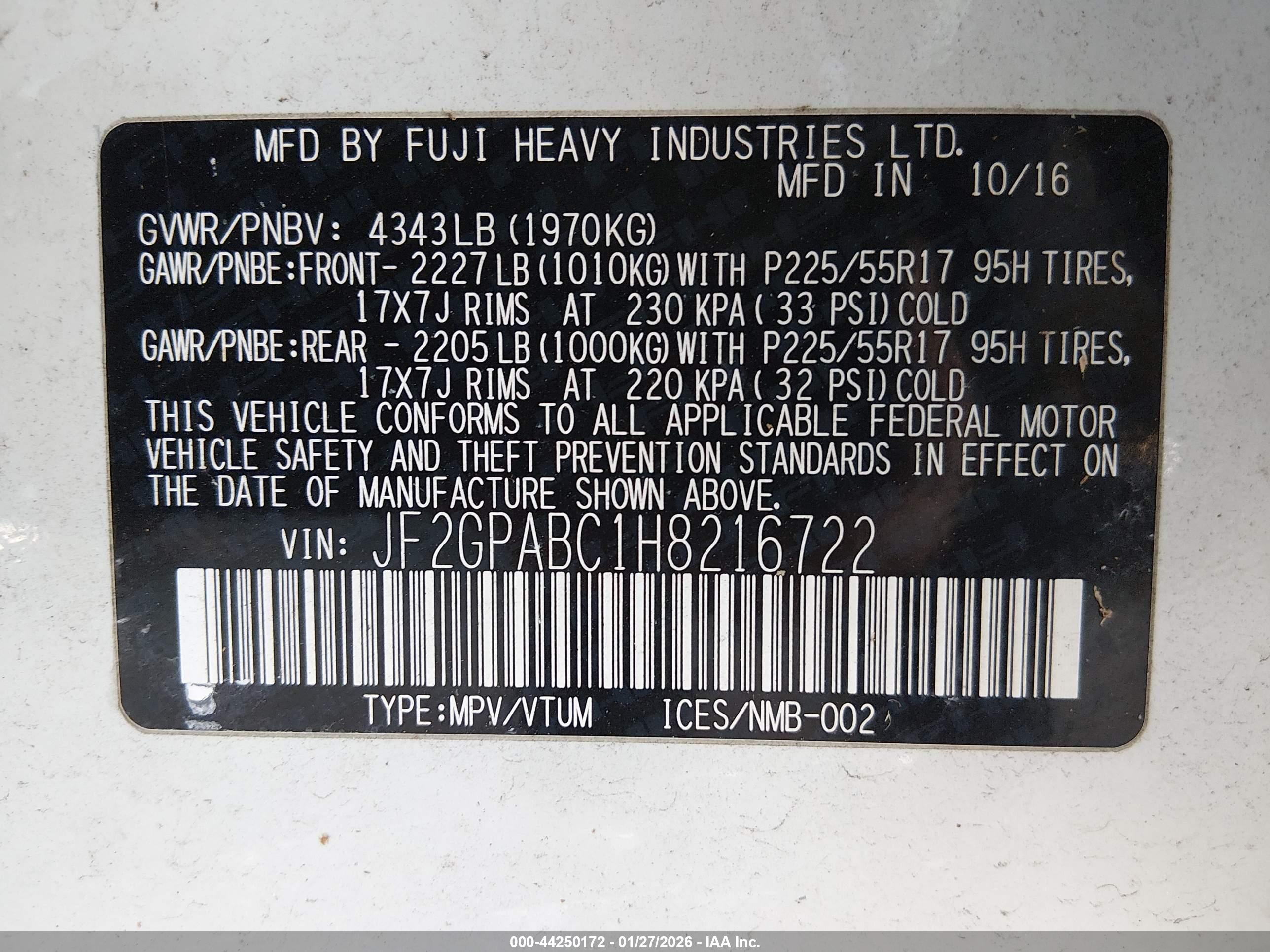 SUBARU CROSSTREK image 9