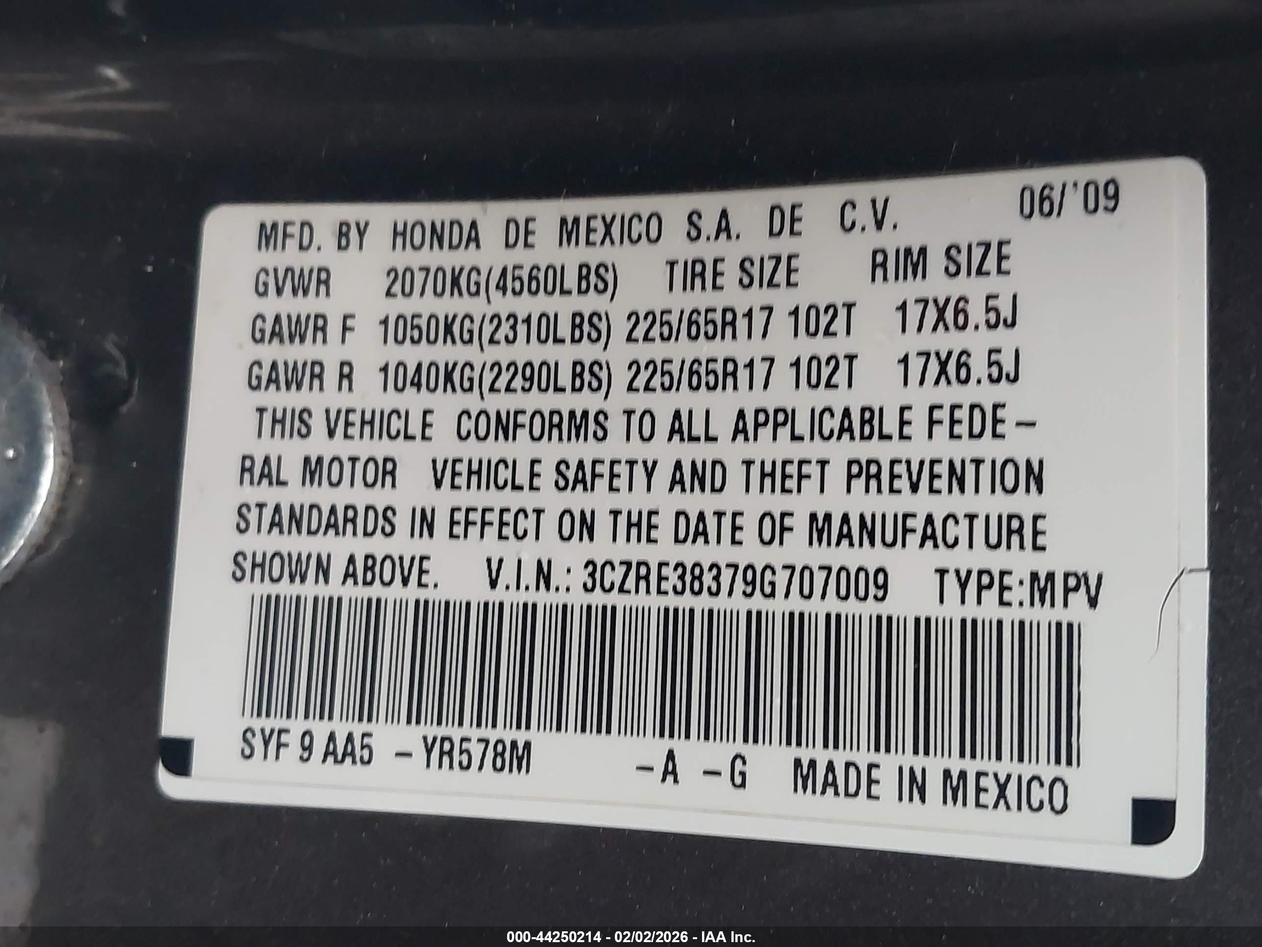 HONDA CR-V image 9