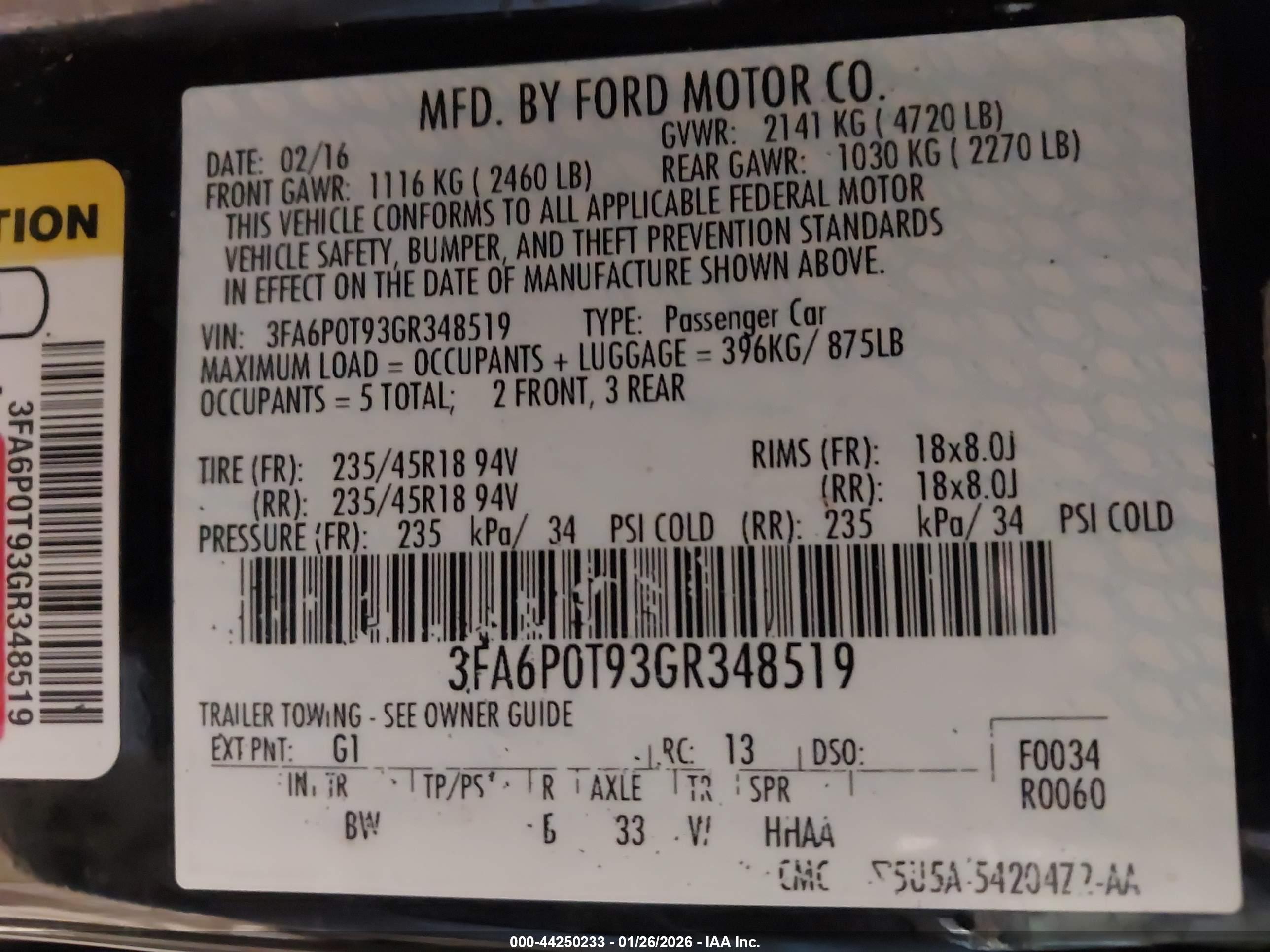 FORD FUSION image 9